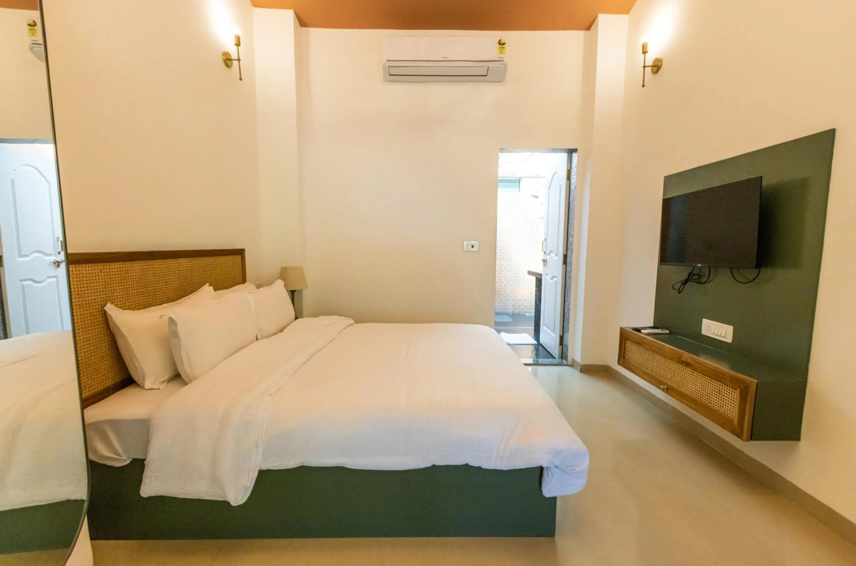 Bedroom, Bed in Oceanature Alibaug