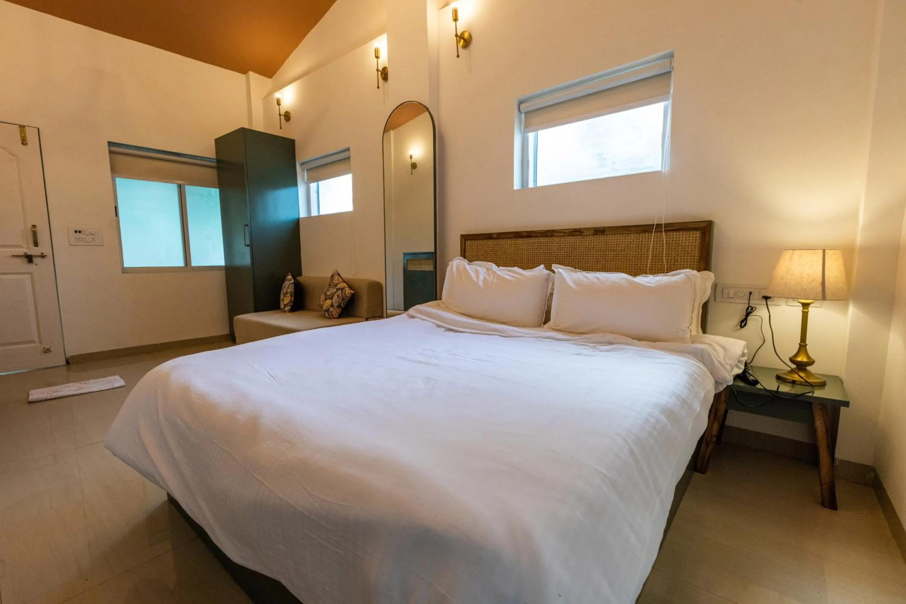 Bedroom, Bed in Oceanature Alibaug