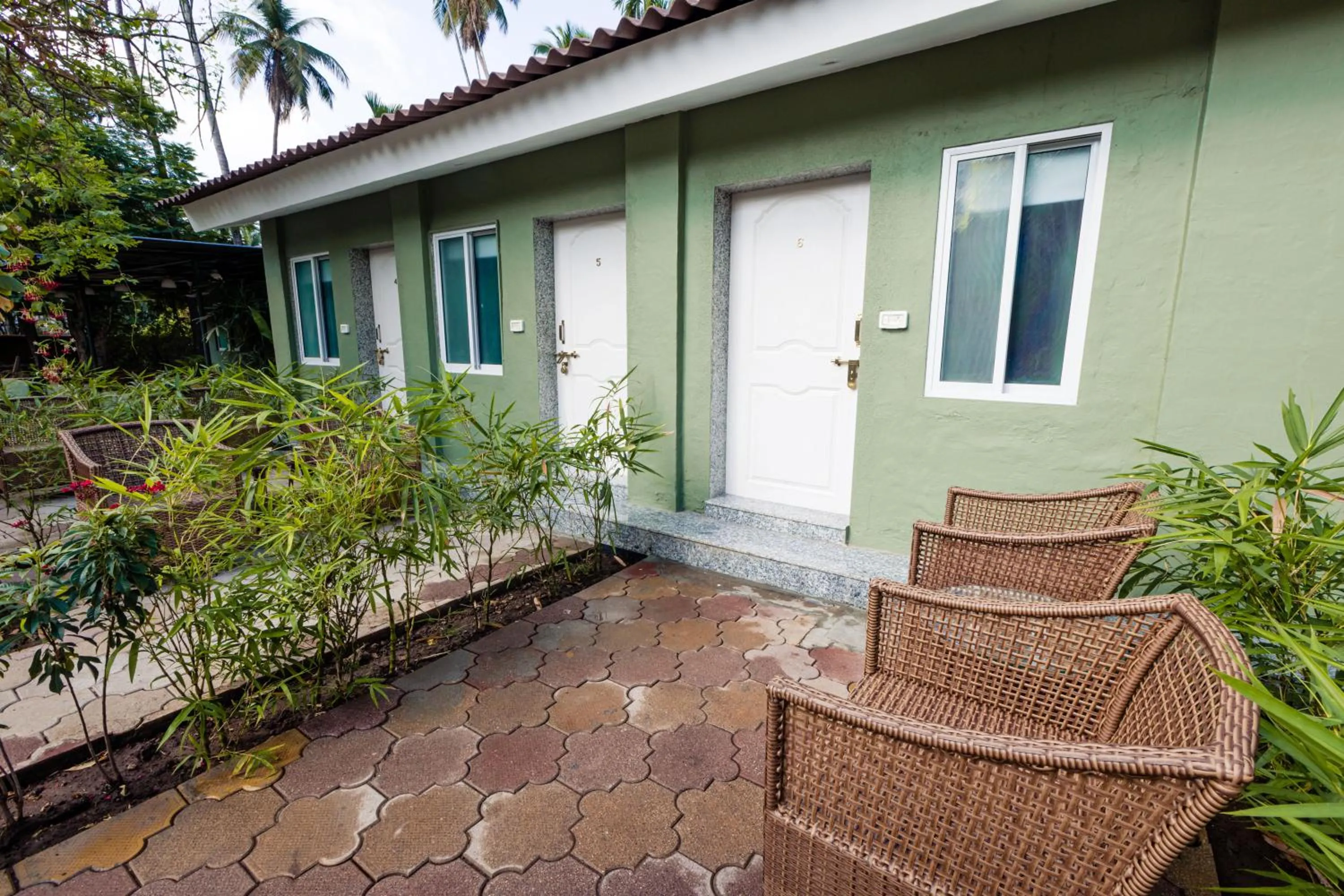 Garden view in Oceanature Alibaug