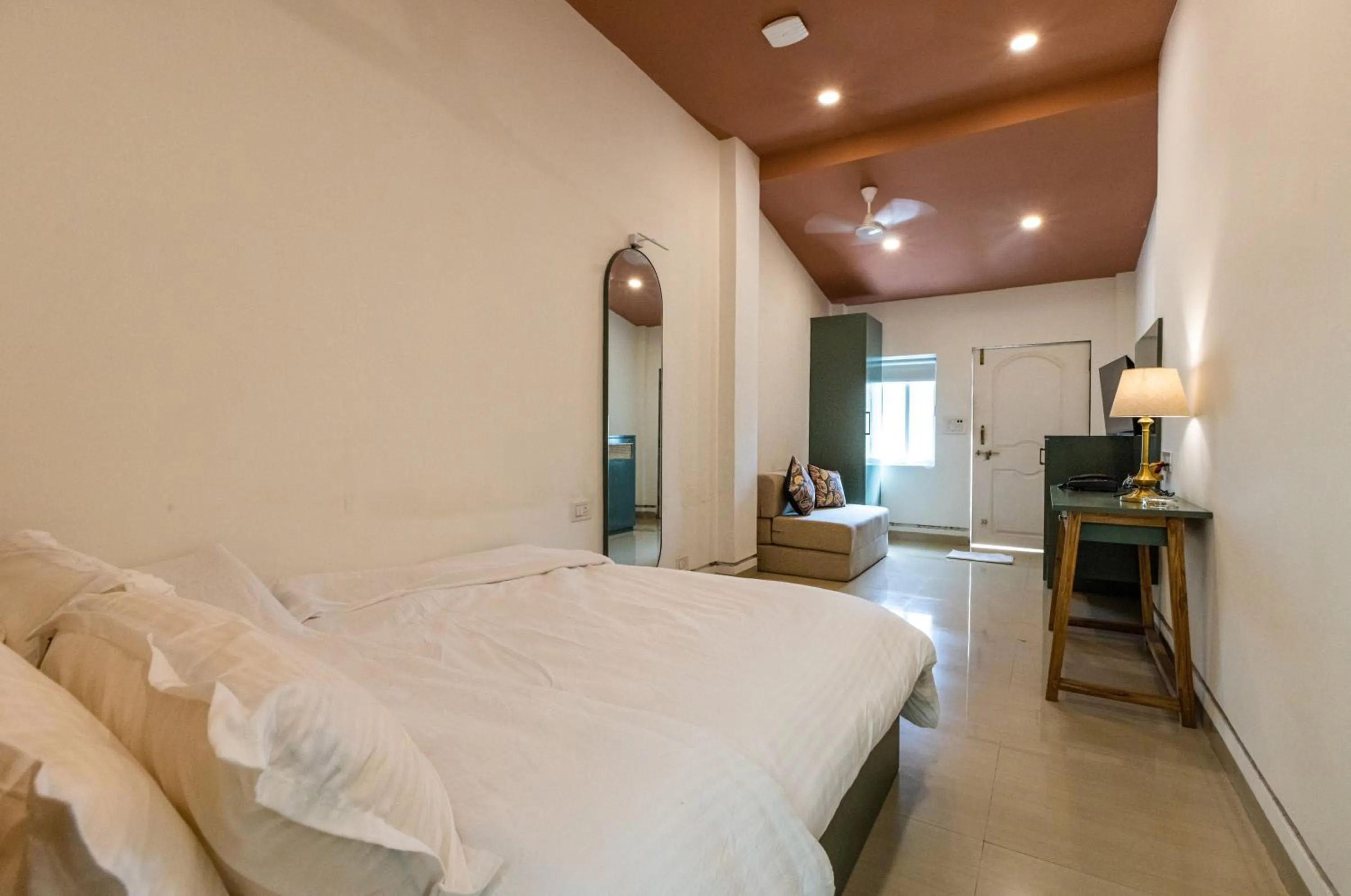 Bedroom, Bed in Oceanature Alibaug