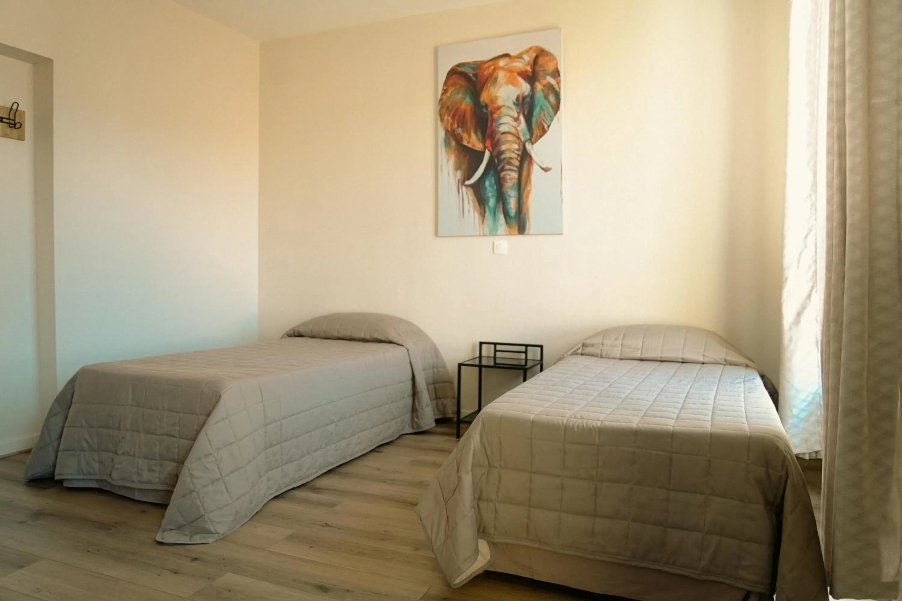 Bed in HOTEL IN PARIS