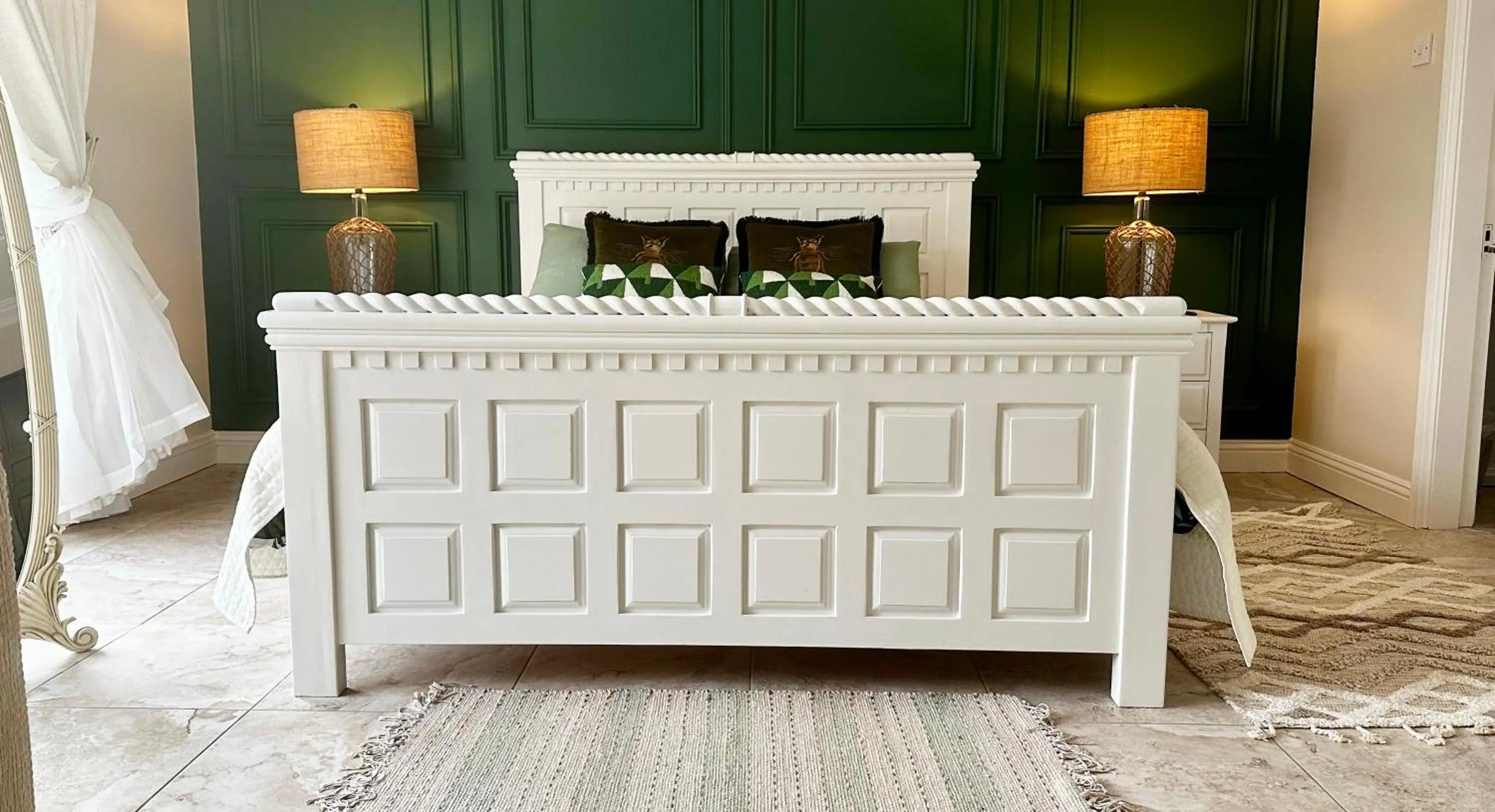 Bed in Beaufort House Accomodation