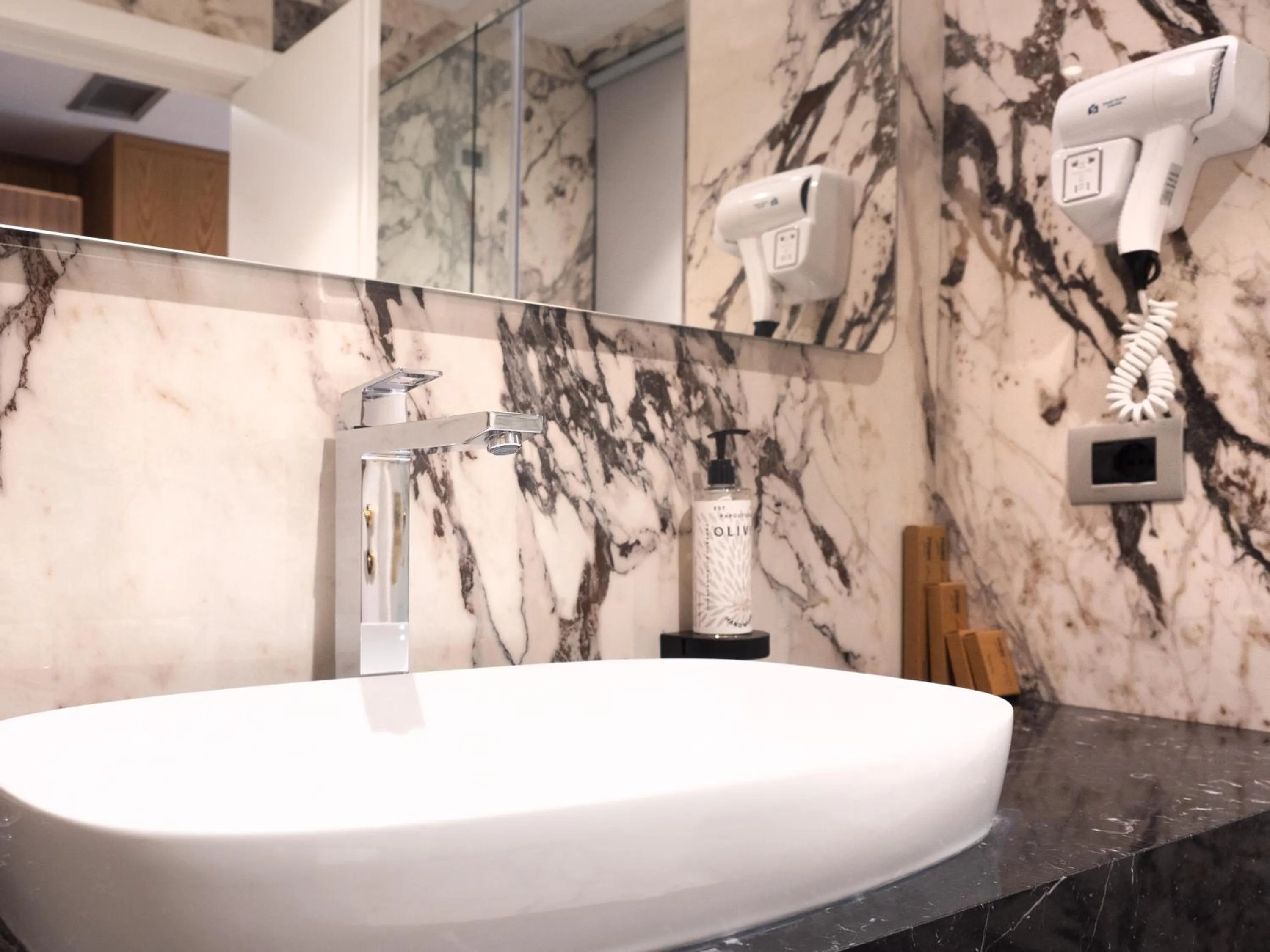 Bathroom in Marinaj Hotel & SPA