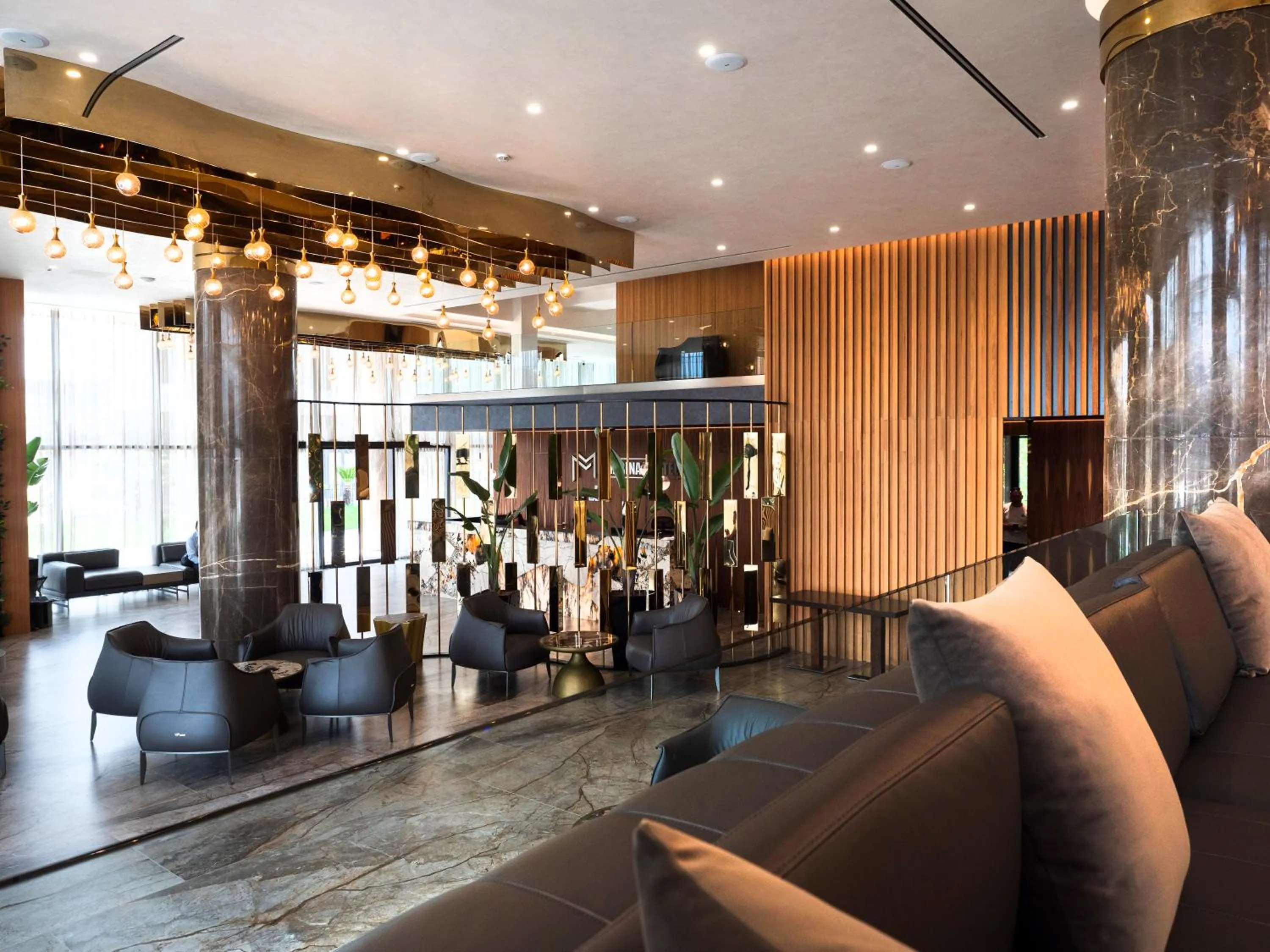 Lounge or bar in Marinaj Hotel & SPA