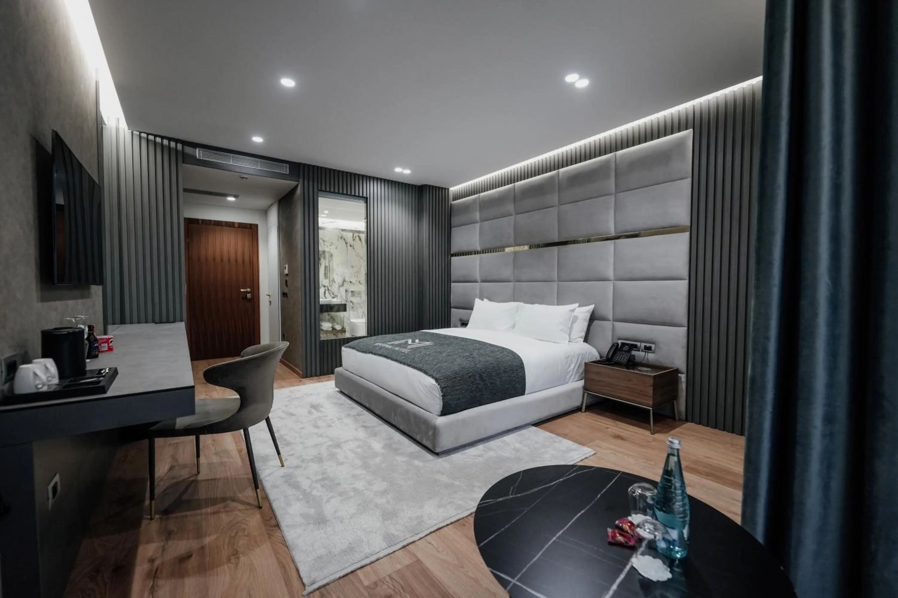 Photo of the whole room, Bed in Marinaj Hotel & SPA