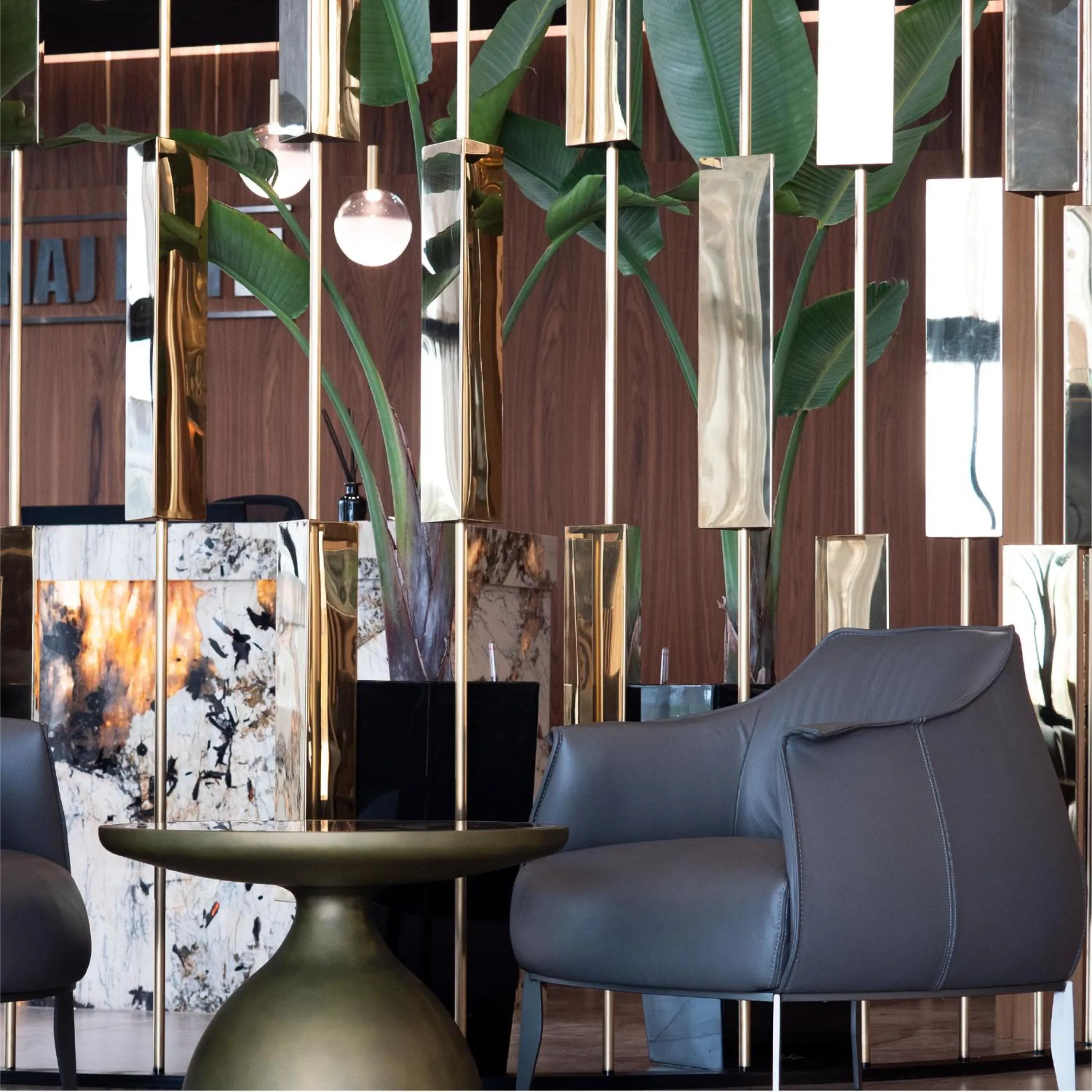 Lobby or reception in Marinaj Hotel & SPA