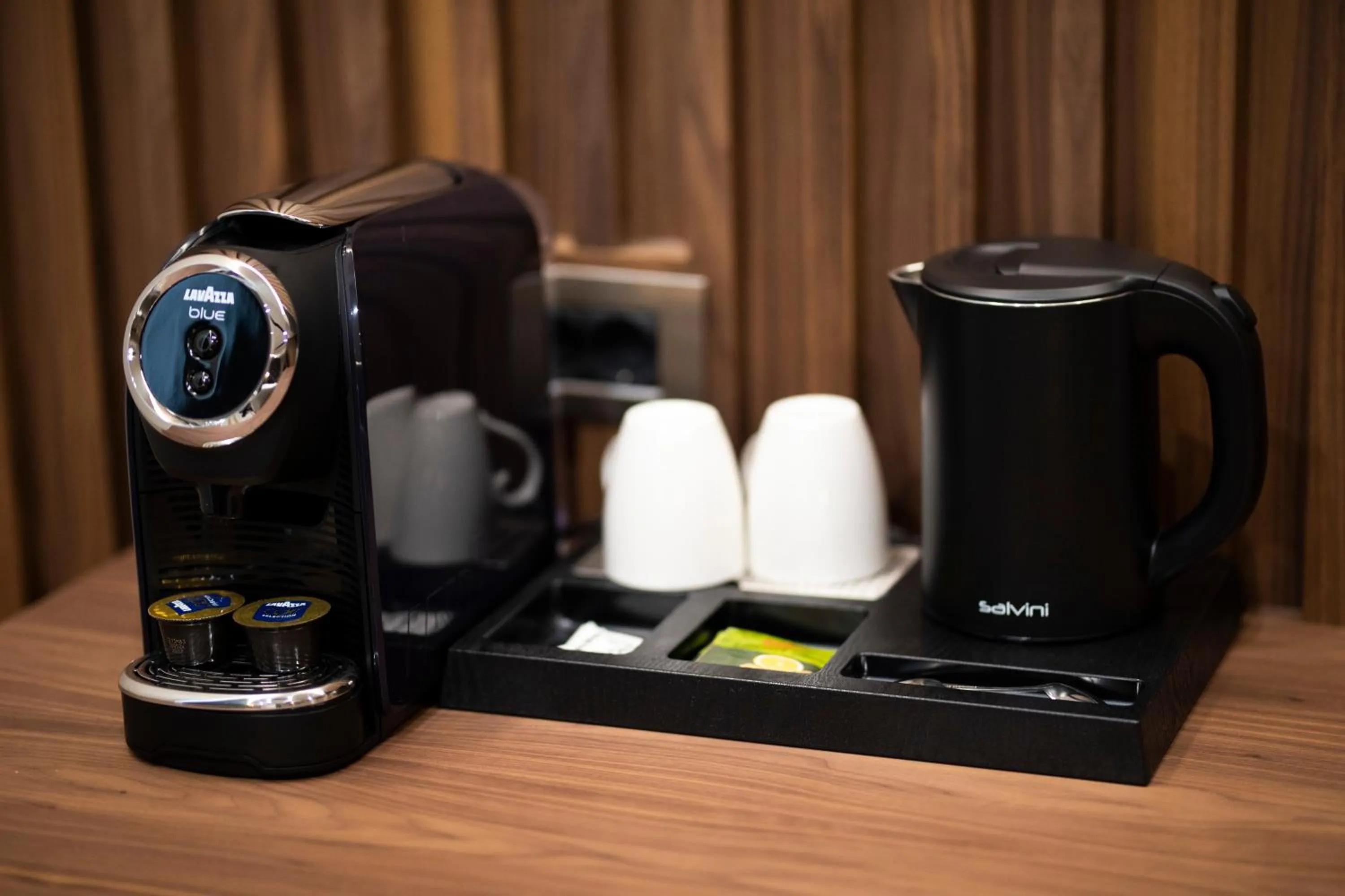 Coffee/tea facilities in Marinaj Hotel & SPA