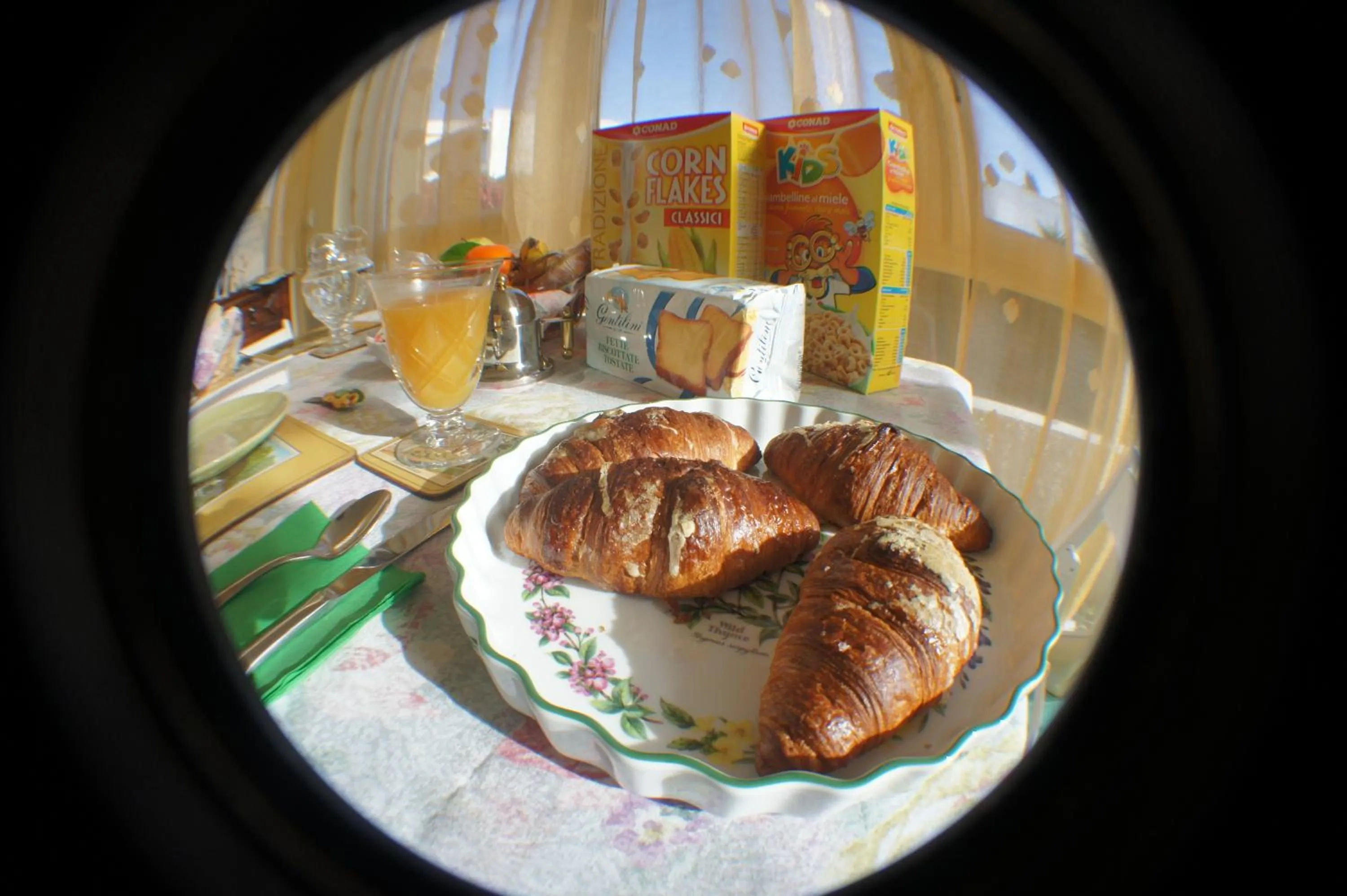 Food and drinks in Bed and Breakfast Angolo Fiorito