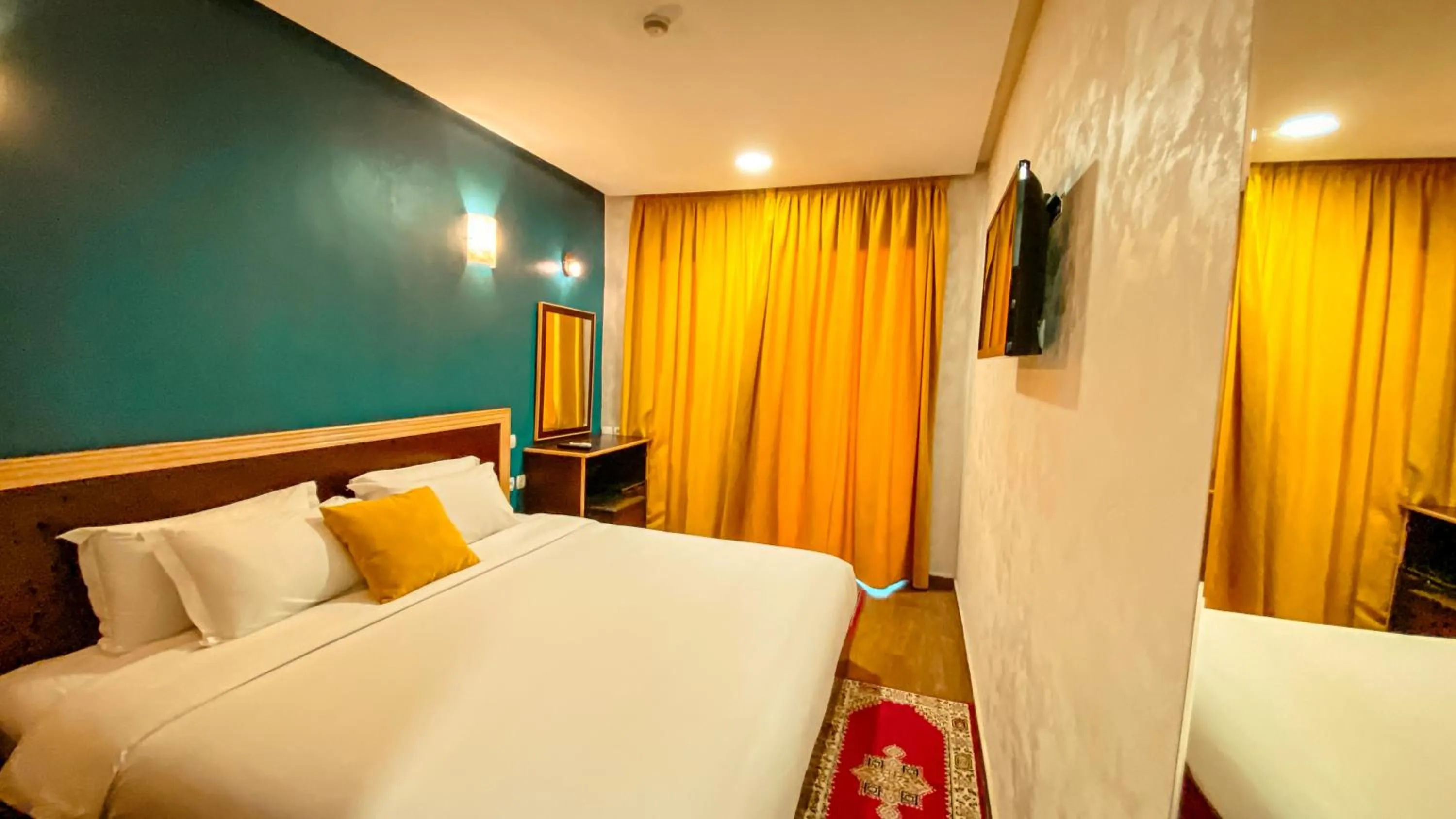 Bedroom, Bed in Hôtel Belle Vue et Spa