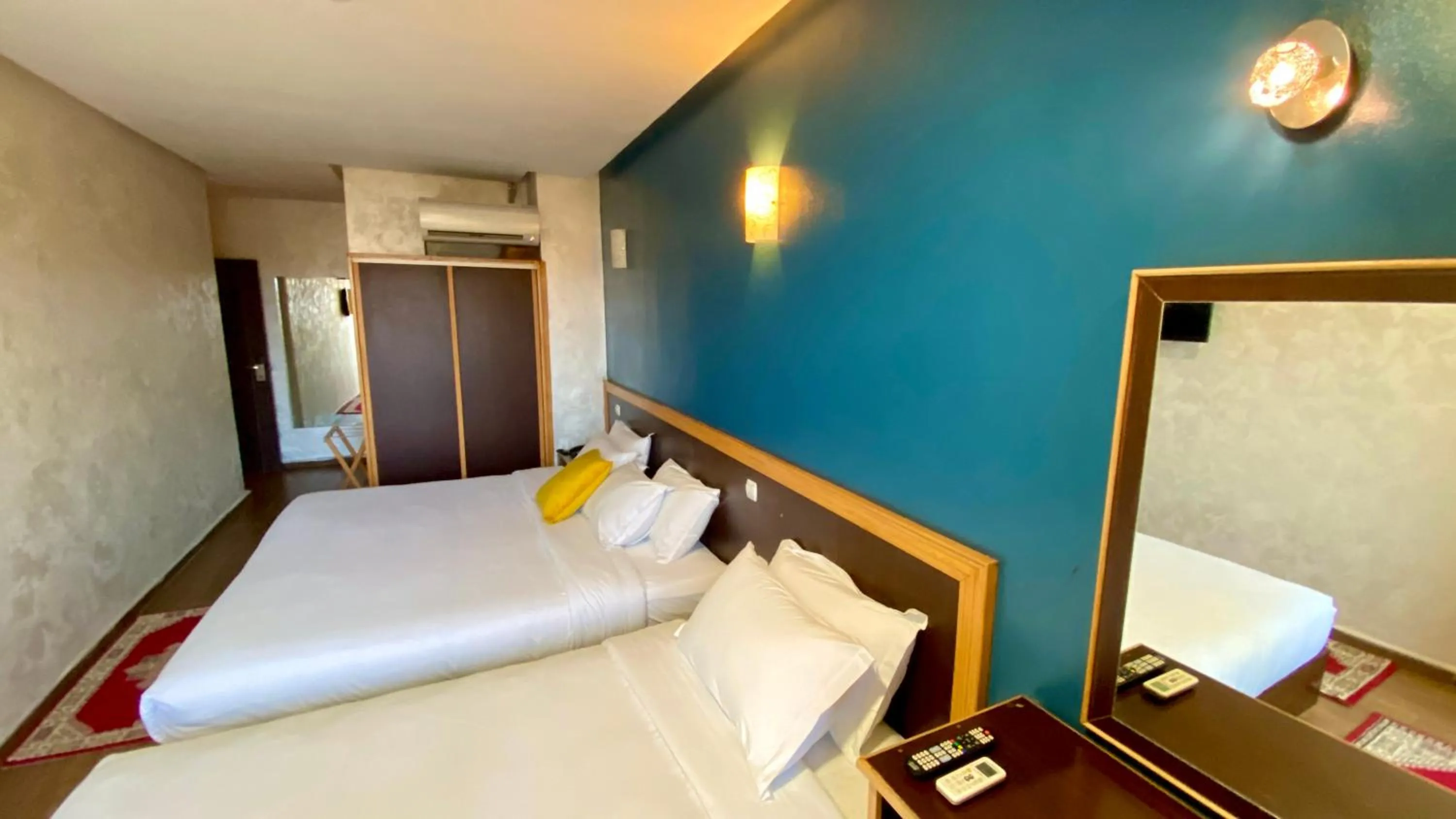 Bedroom, Bed in Hôtel Belle Vue et Spa