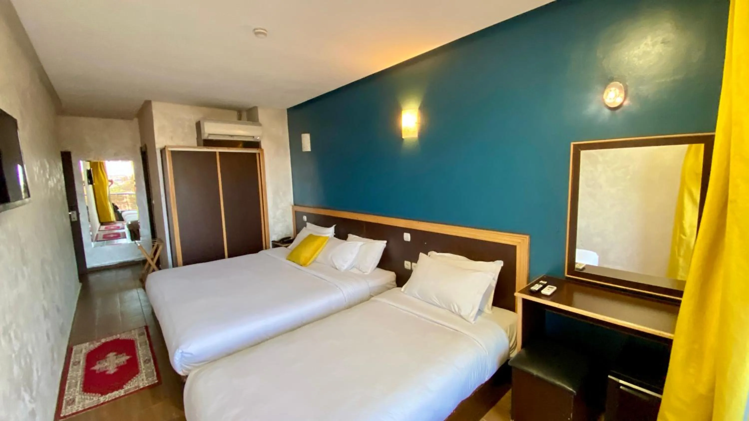 Bedroom, Bed in Hôtel Belle Vue et Spa