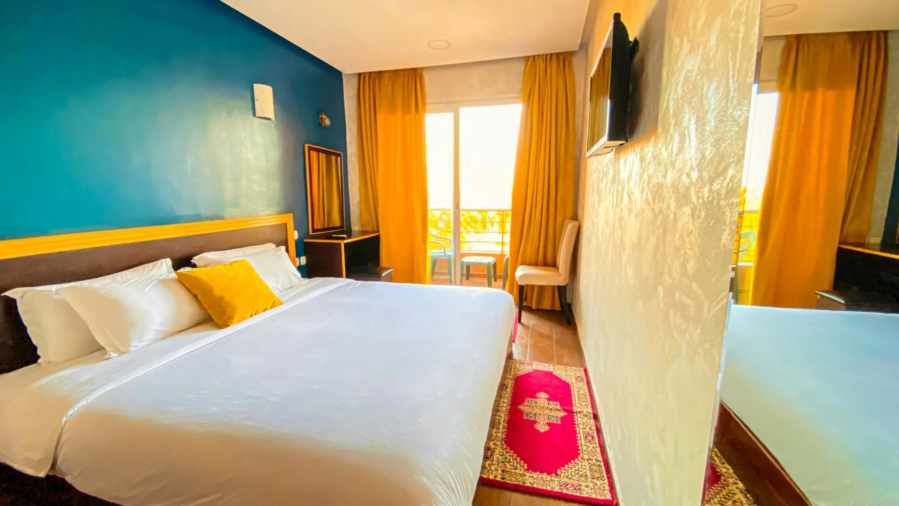 Bedroom, Bed in Hôtel Belle Vue et Spa