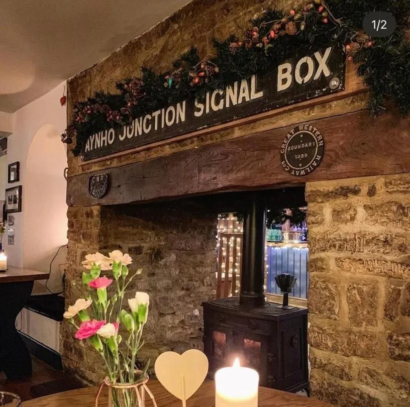 Dining area in The Great Western Arms