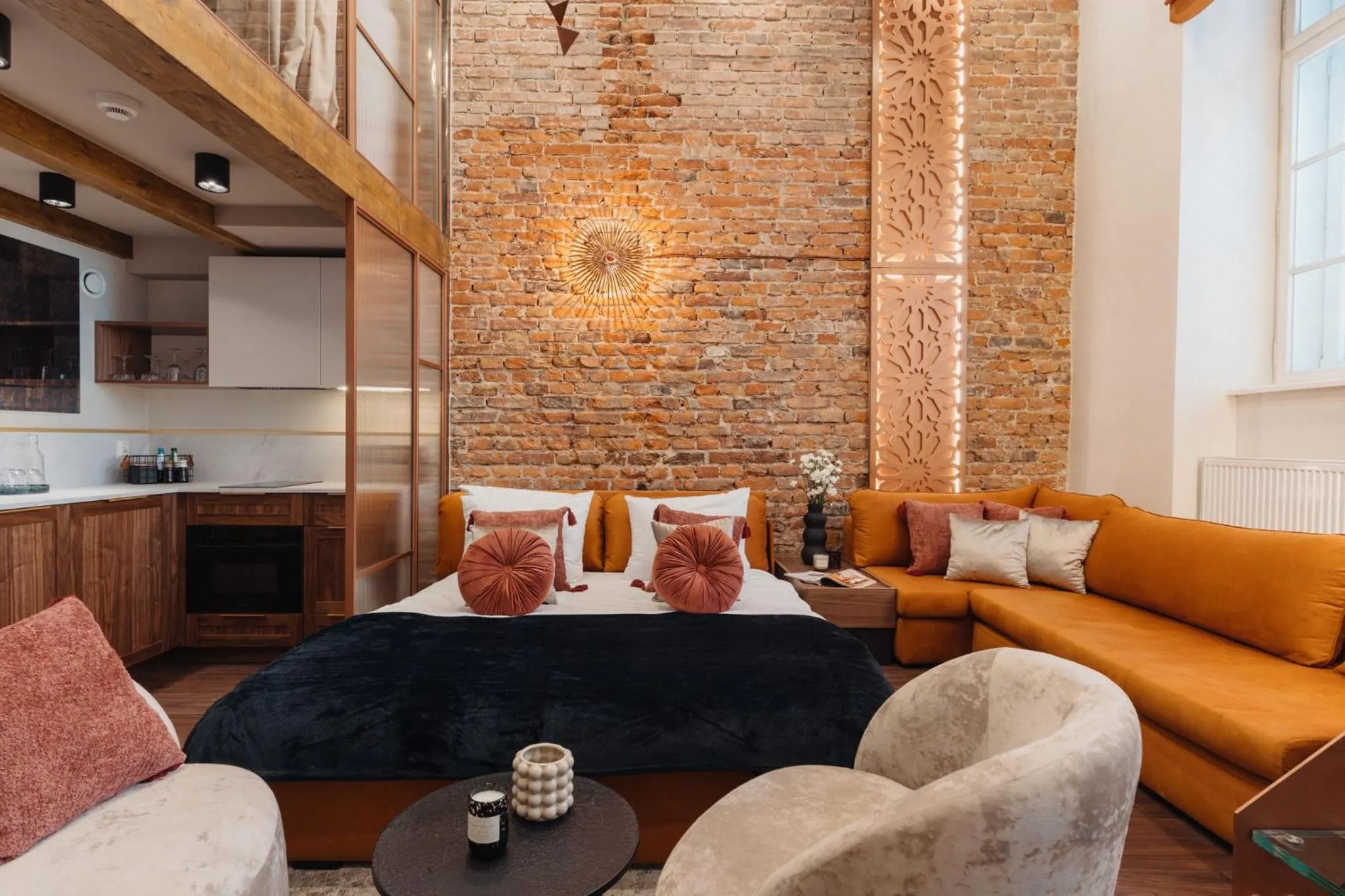 Kitchen or kitchenette in Cu Residence - LoftAffair Spa Collection