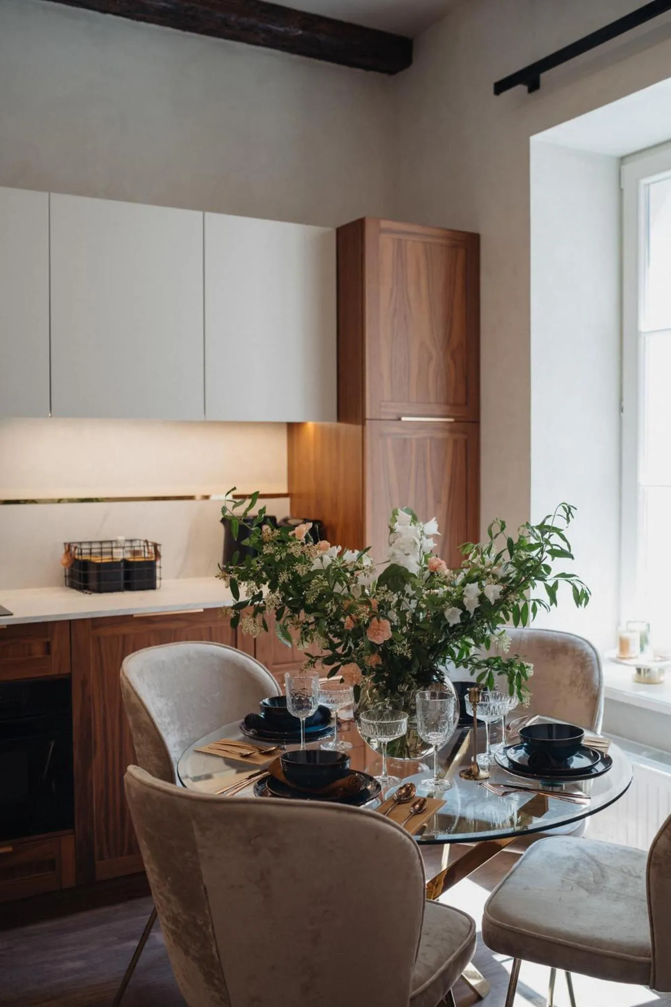 Kitchen or kitchenette in Cu Residence - LoftAffair Spa Collection