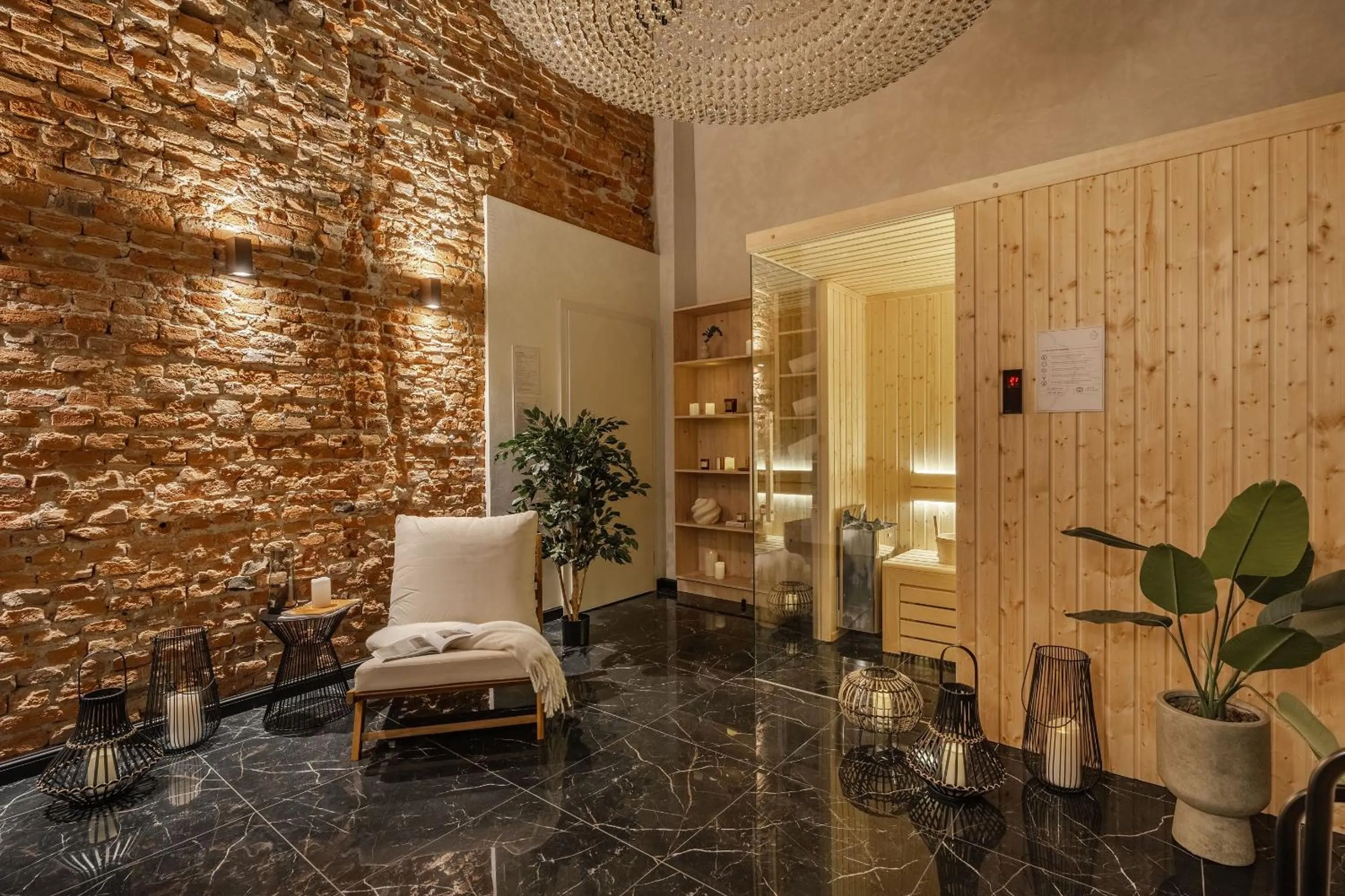 Sauna in Cu Residence - LoftAffair Spa Collection