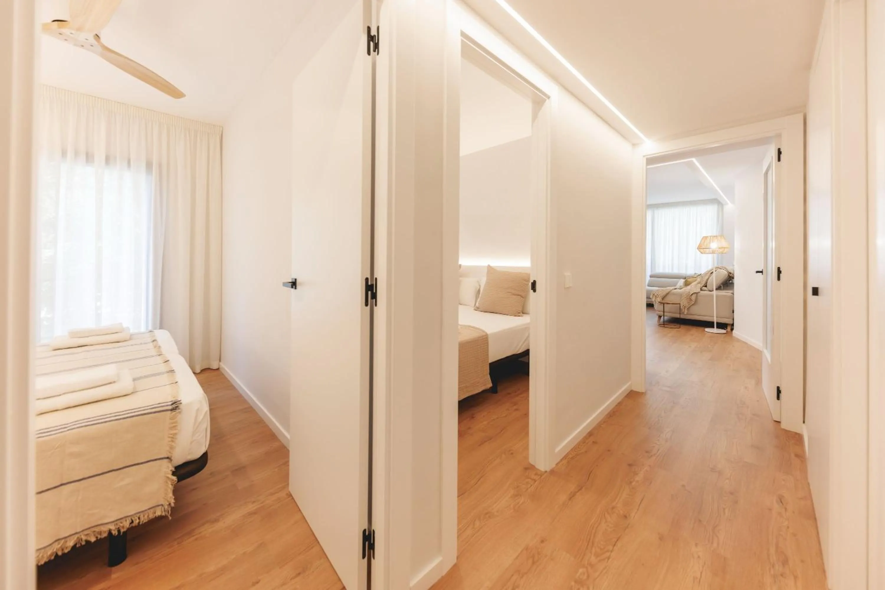 Bedroom, Bed in Bravissimo Devesa, 3 bedrooms and near the parc