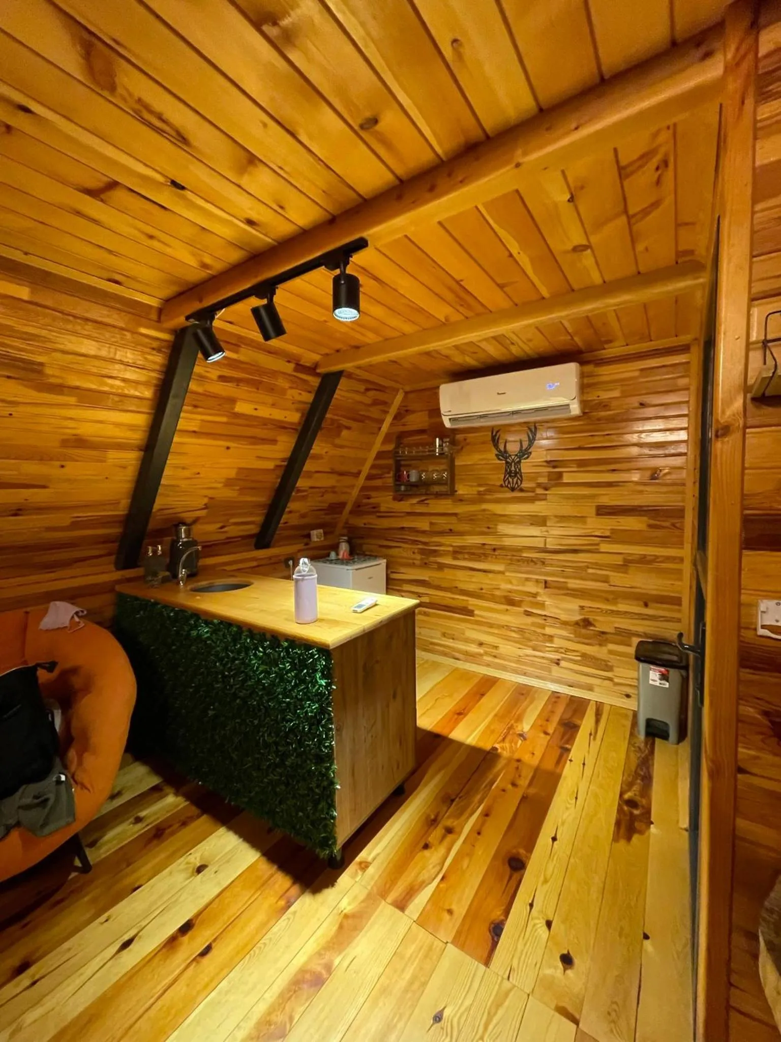 kitchen, Bathroom in Saklıtepe bungalov