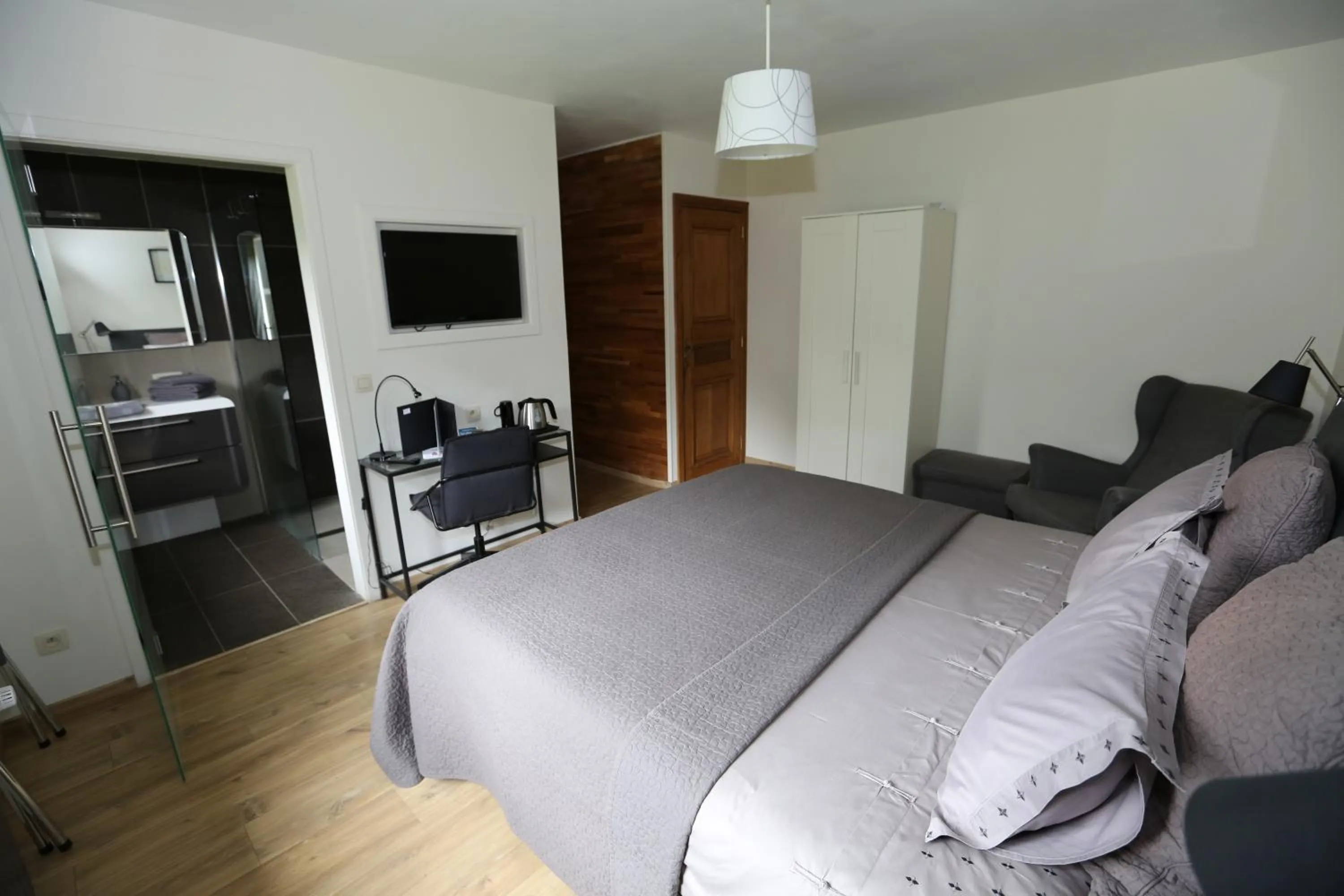 Bedroom, Bed in B&B Le Bois de Champia