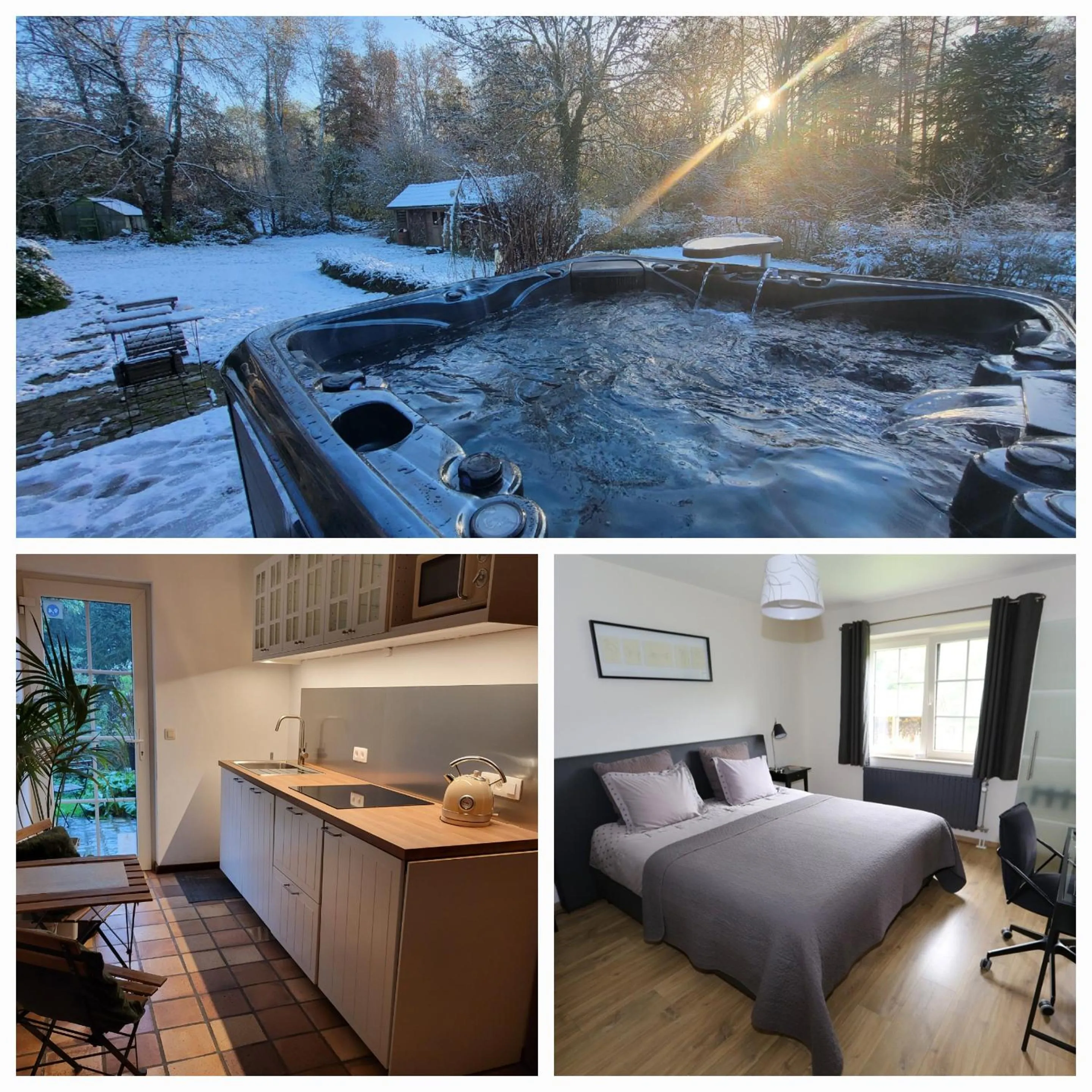 Winter in B&B Le Bois de Champia