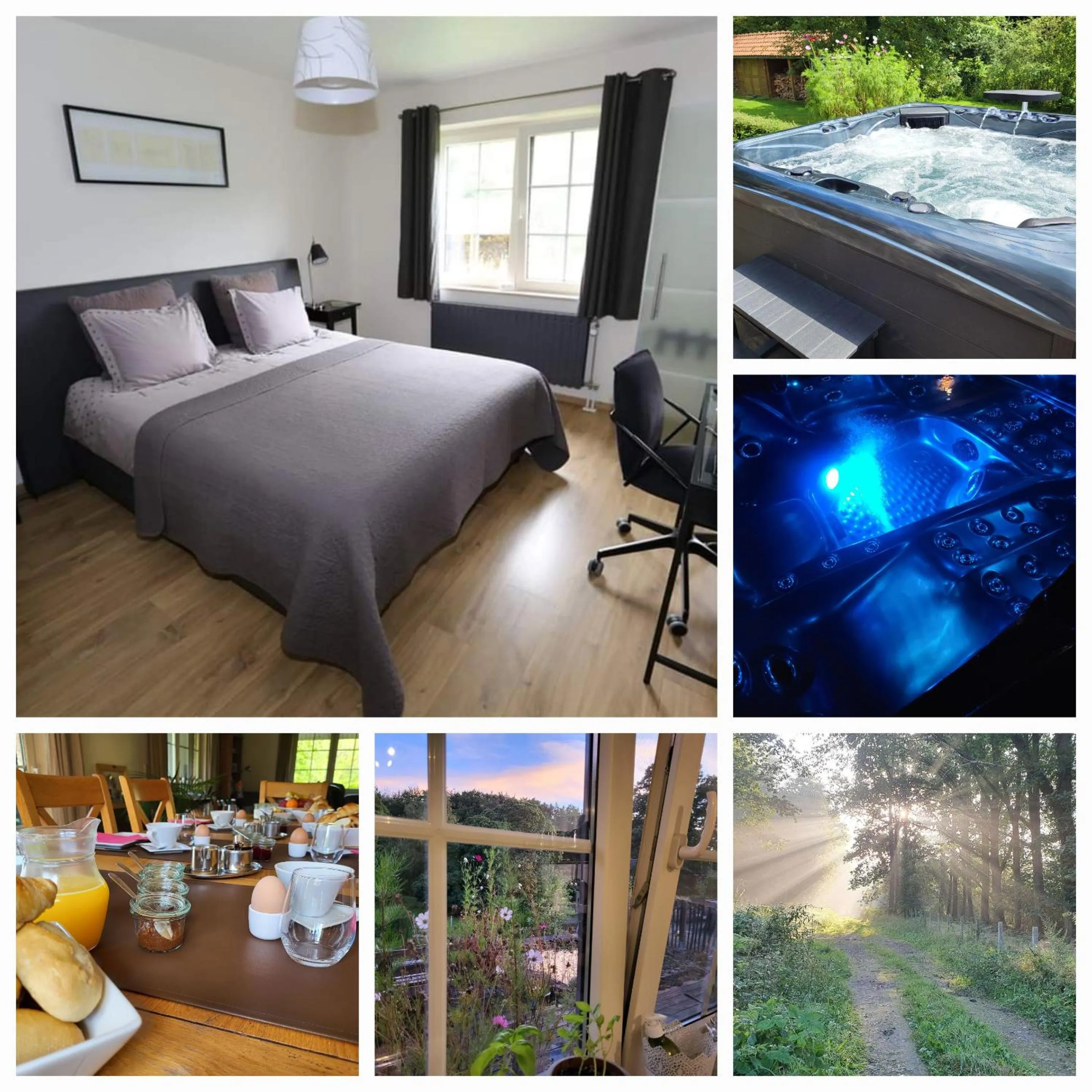 Bed in B&B Le Bois de Champia