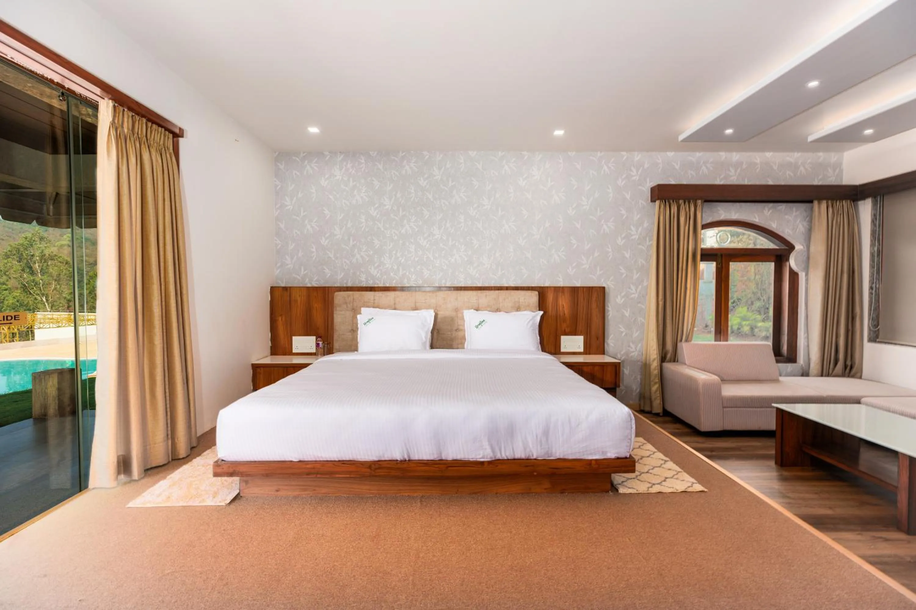 Bedroom, Bed in Urmilaa Green County Resort 35 KM From Kolhapur