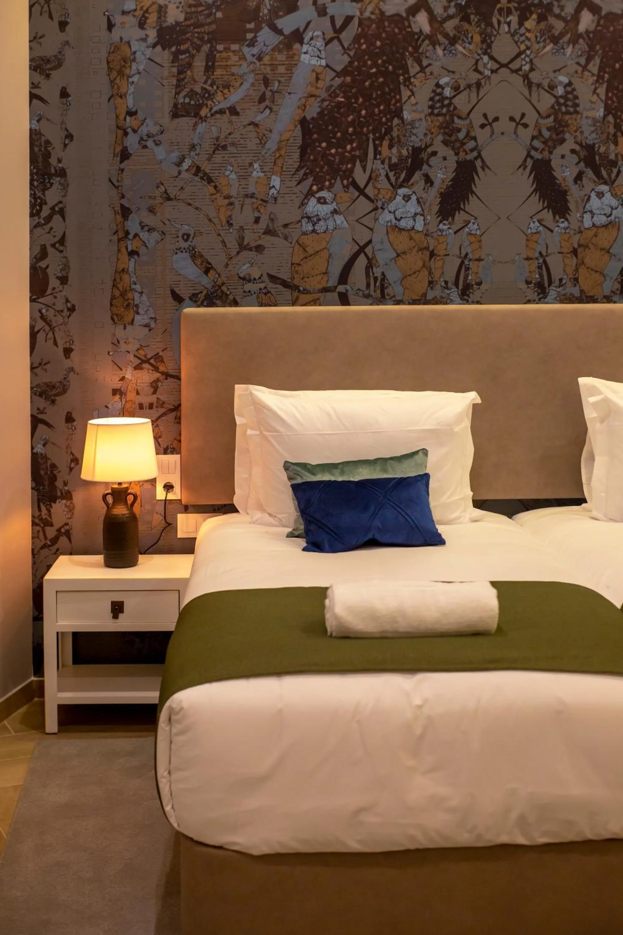 Bed in Guest House Jacarandá Faro