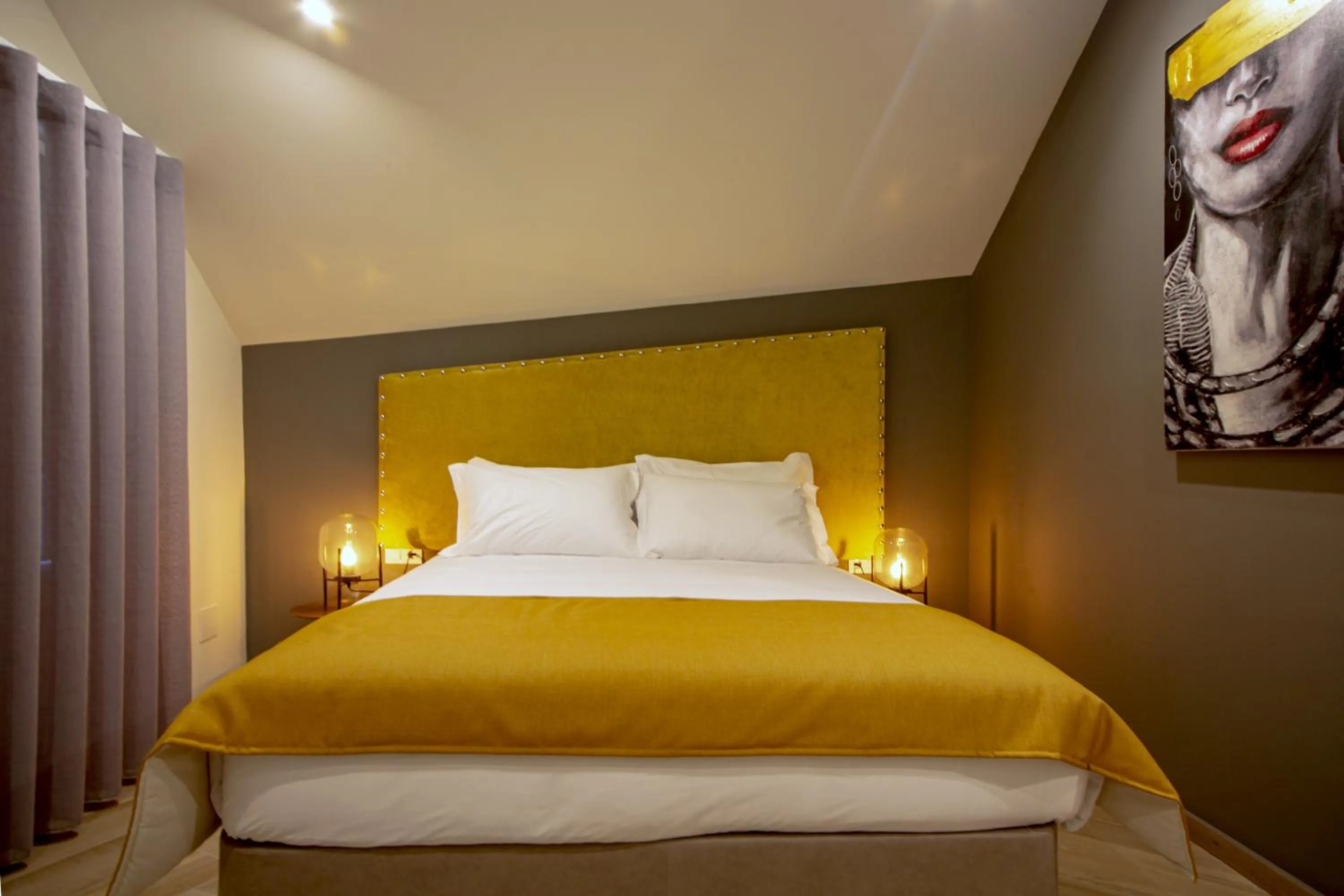 Bed in Guest House Jacarandá Faro