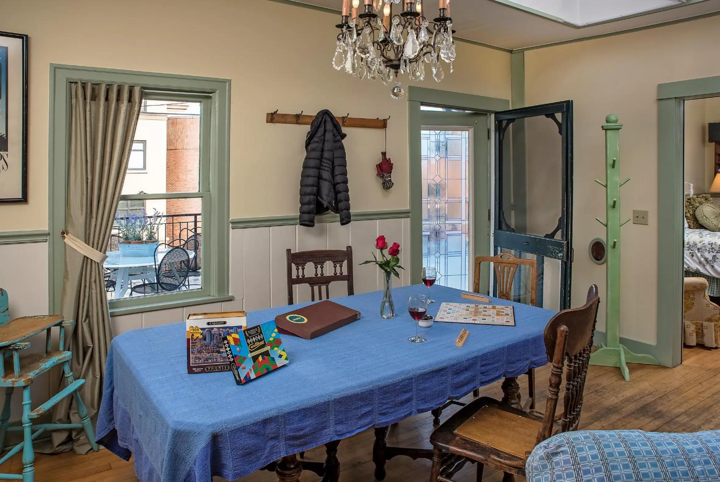 Dining area in Clementine's Guest House & Vacation Rentals