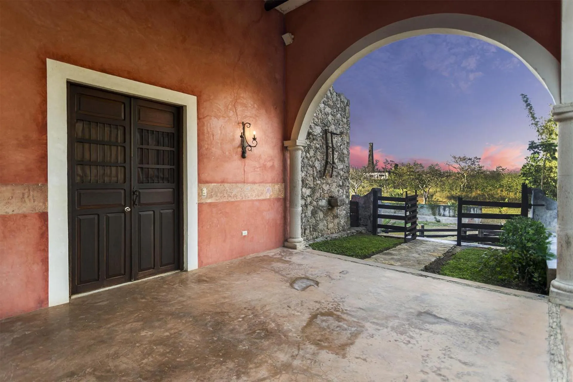 Garden in Hacienda Sacnicte