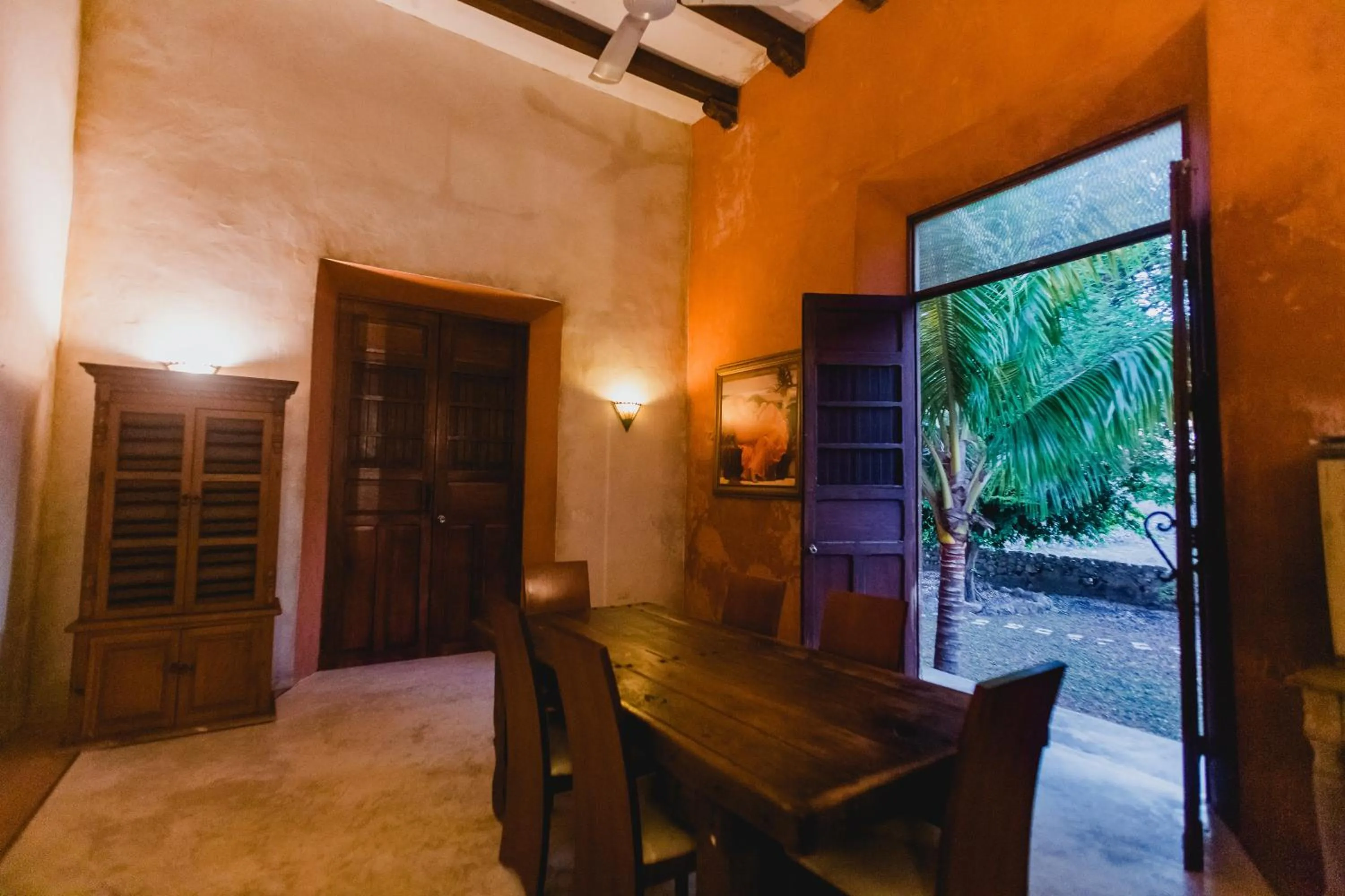 Seating area in Hacienda Sacnicte