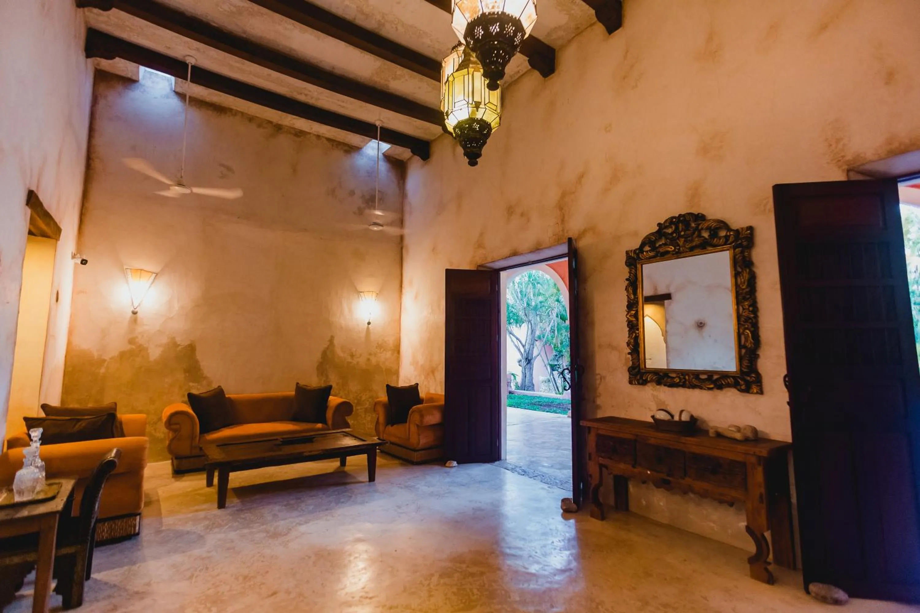 Living room in Hacienda Sacnicte