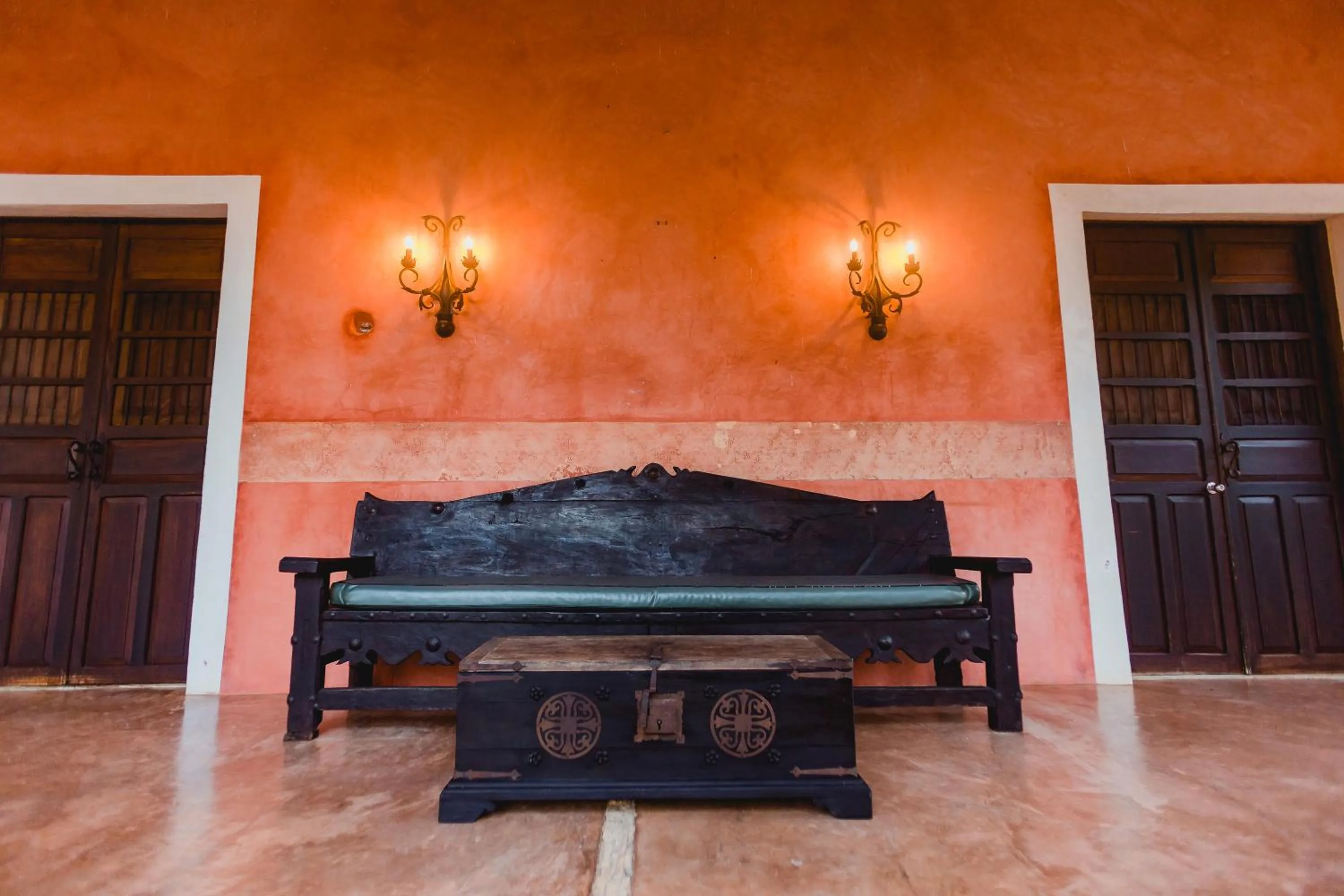 Seating area in Hacienda Sacnicte