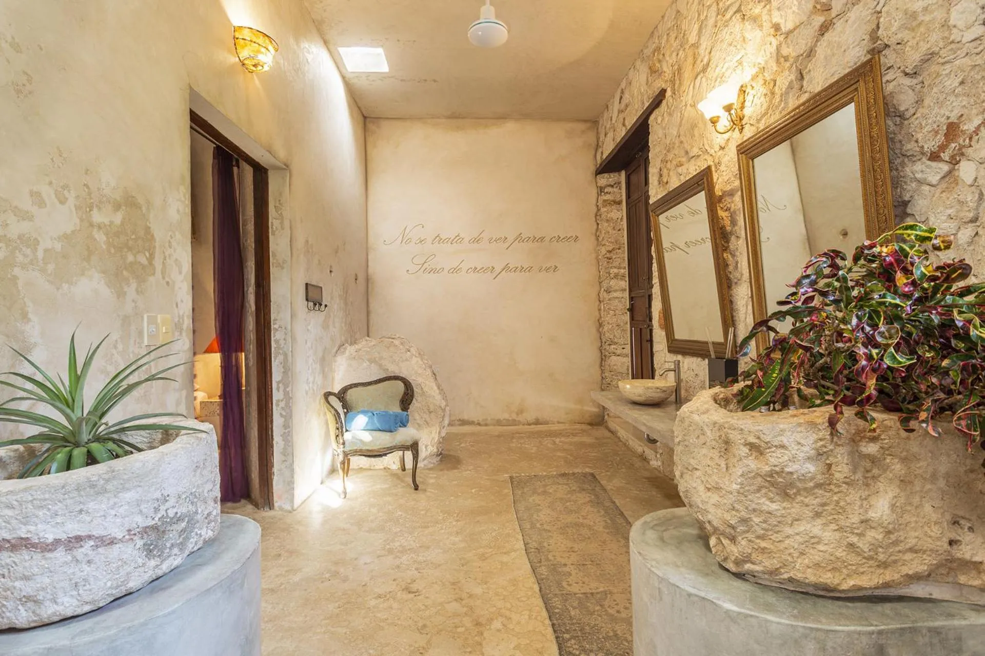 Bathroom in Hacienda Sacnicte
