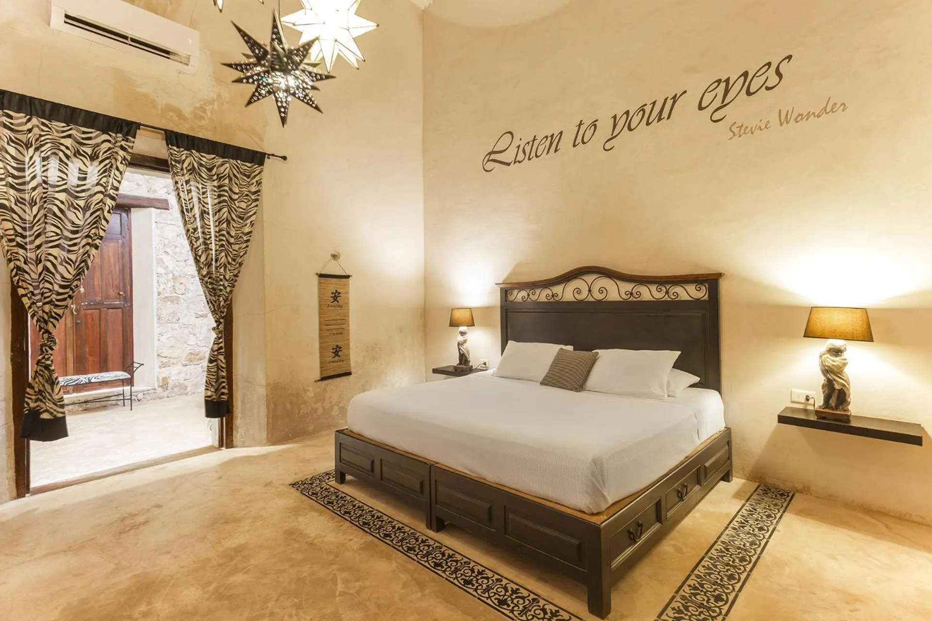 Bed in Hacienda Sacnicte