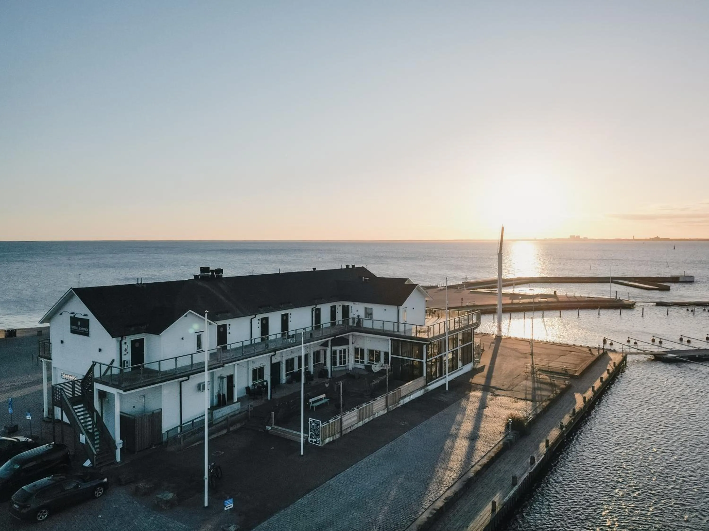 Sunset in Hotell Hamnen