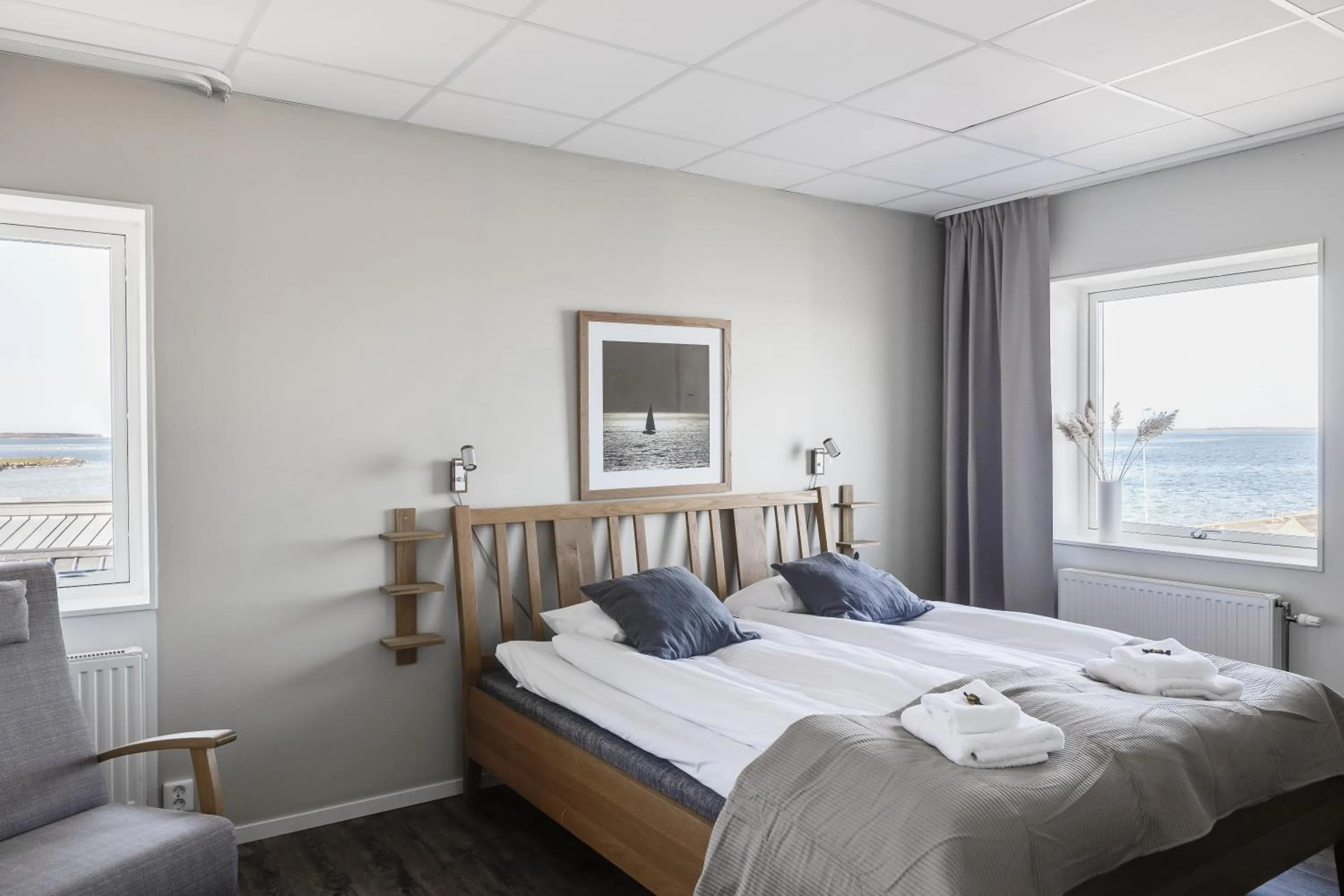 Bedroom, Bed in Hotell Hamnen