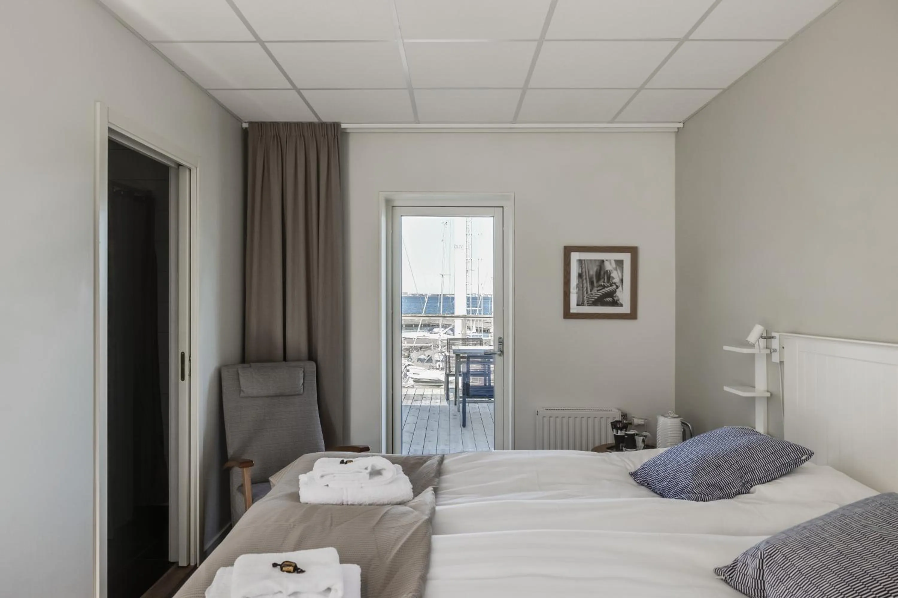 Bedroom, Bed in Hotell Hamnen