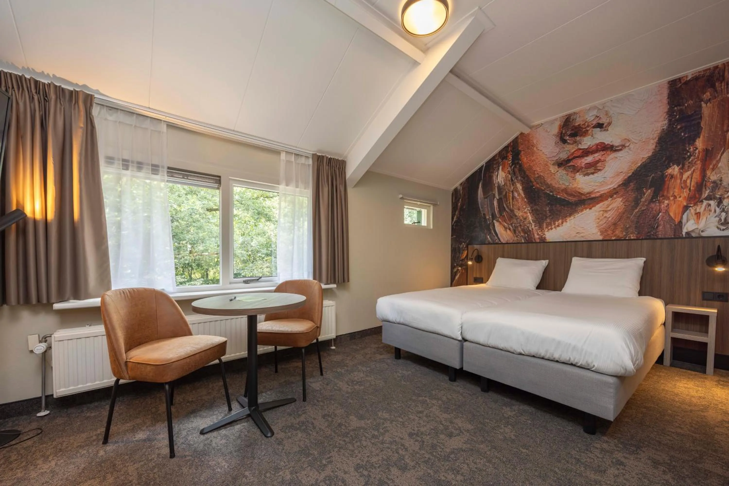 Bedroom, Bed in Fletcher Hotel Restaurant Victoria-Hoenderloo