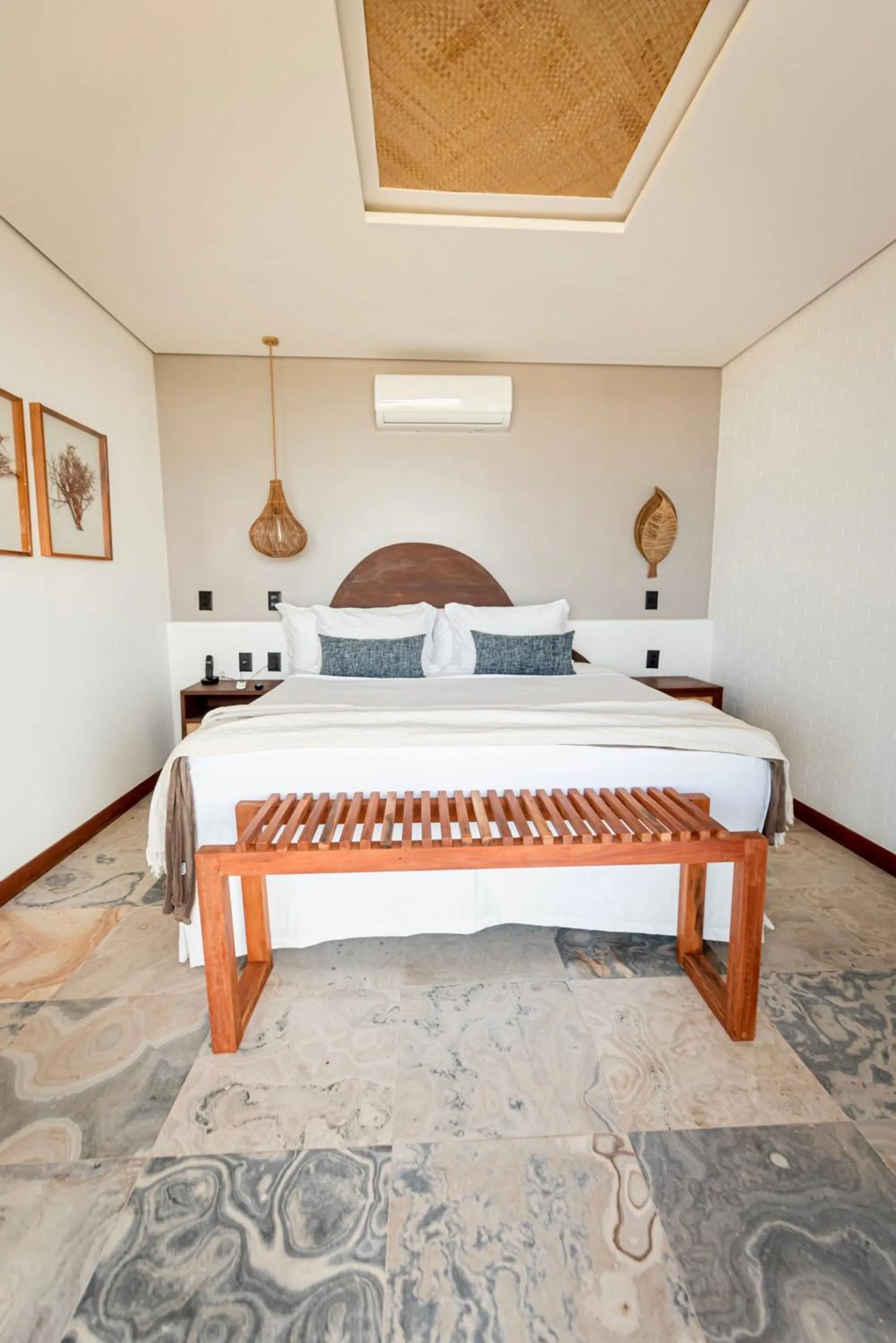 Bed in Carlore Hotel Taíba