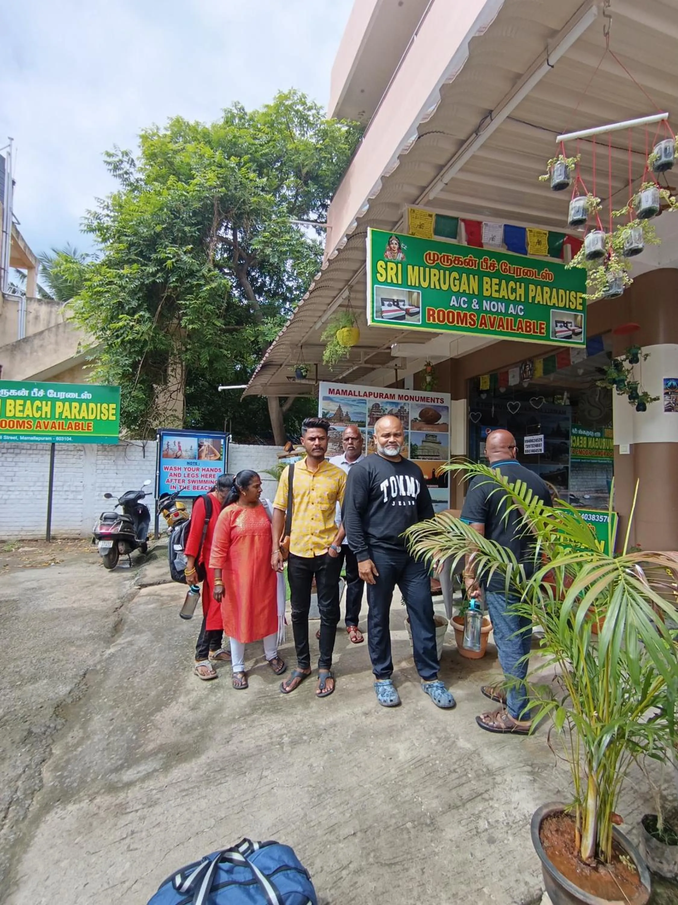 People in Sri Murugan Beach Paradise Hotel