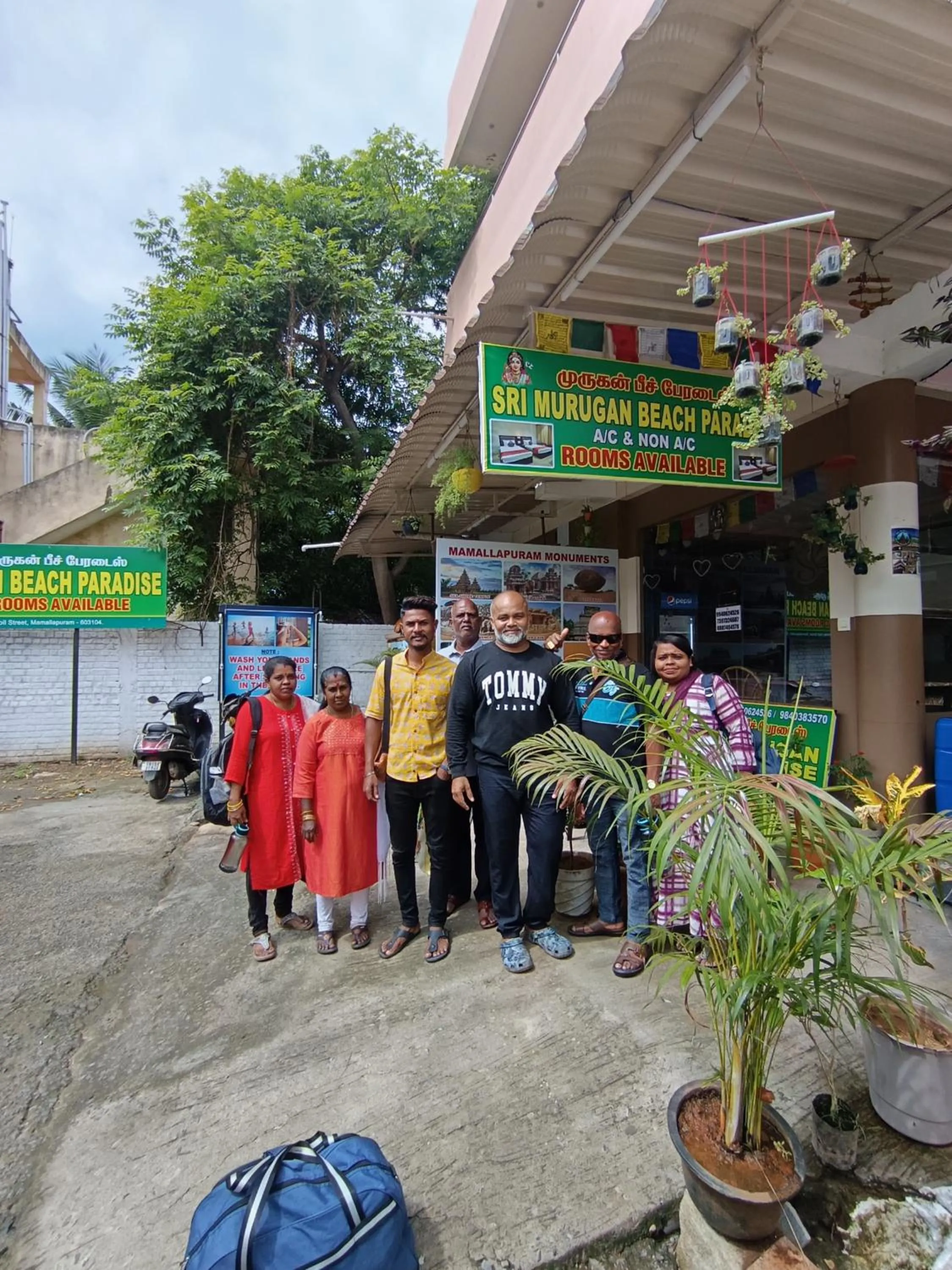 People in Sri Murugan Beach Paradise Hotel
