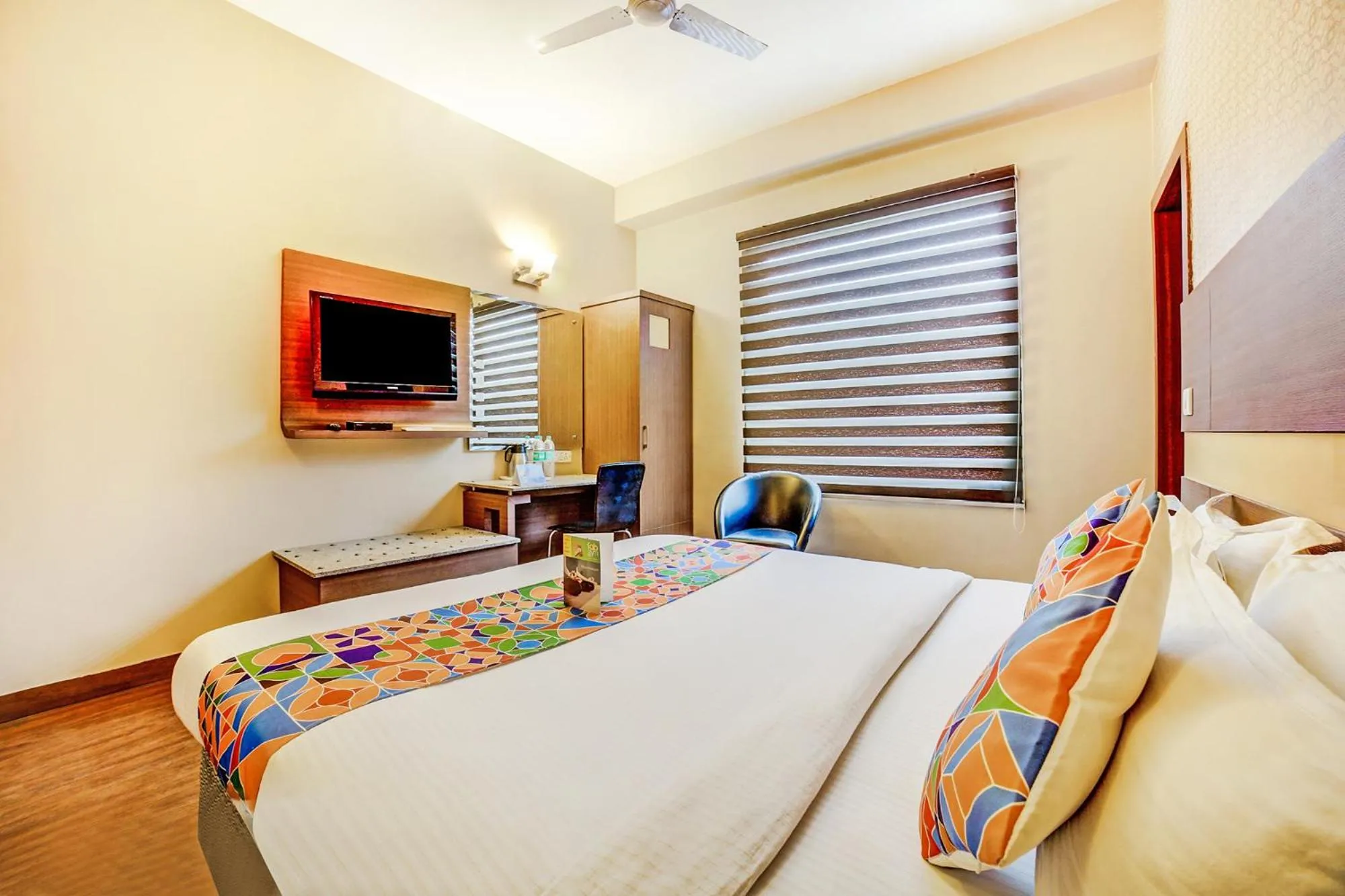 Bed in FabHotel Aqua