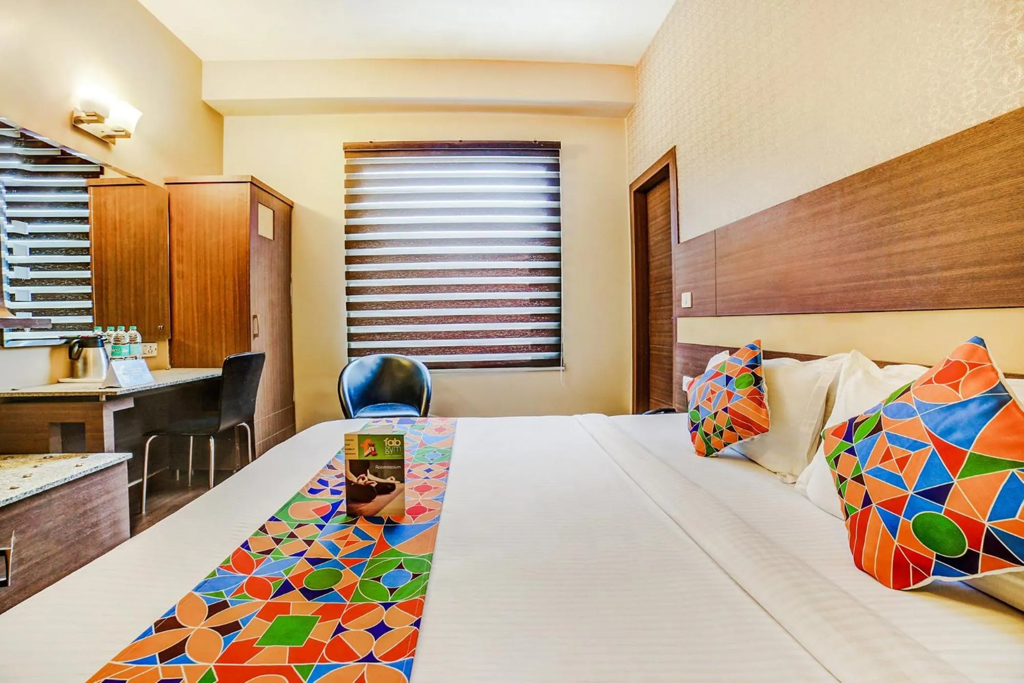 Bed in FabHotel Aqua