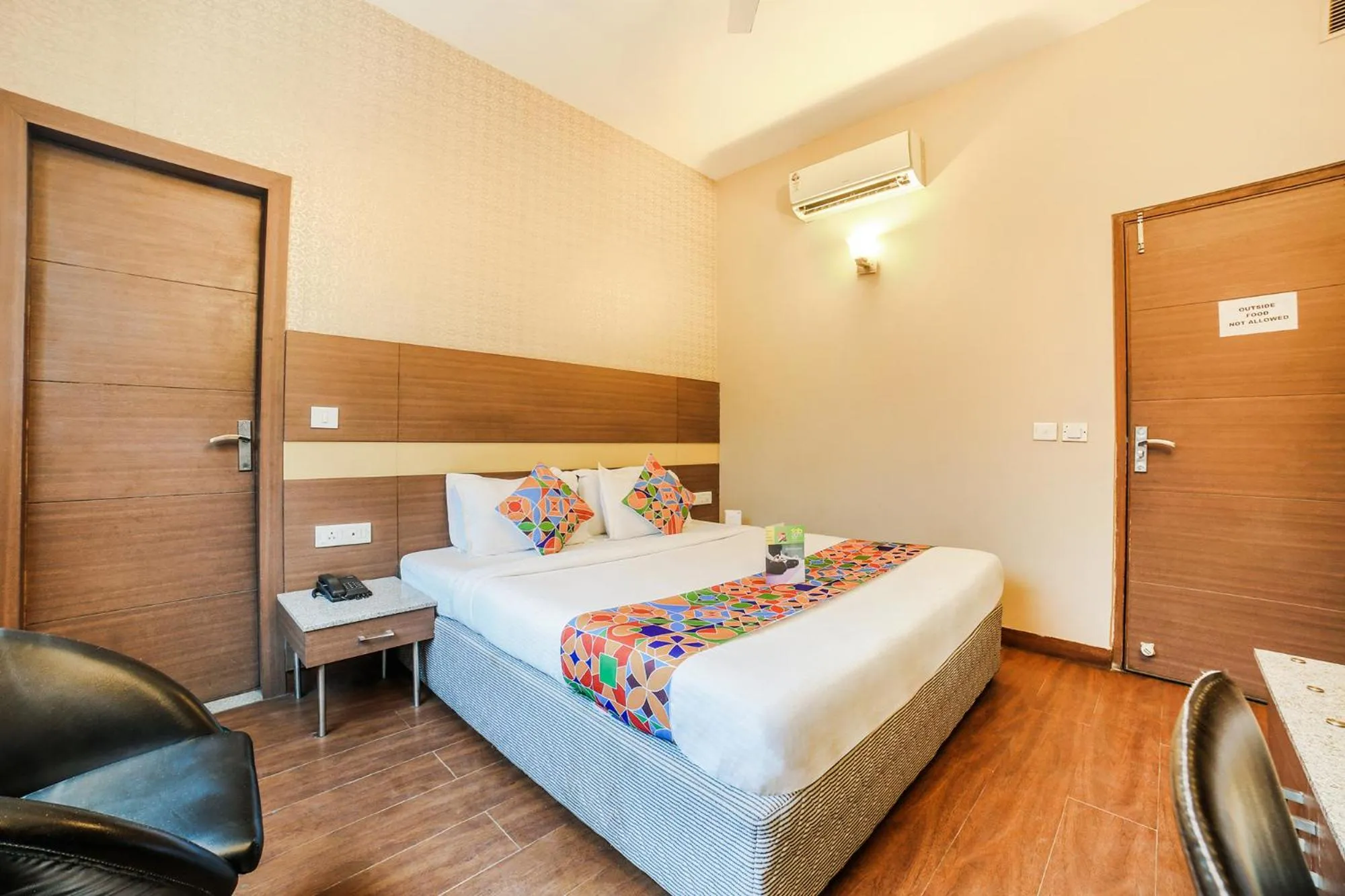 Bed in FabHotel Aqua