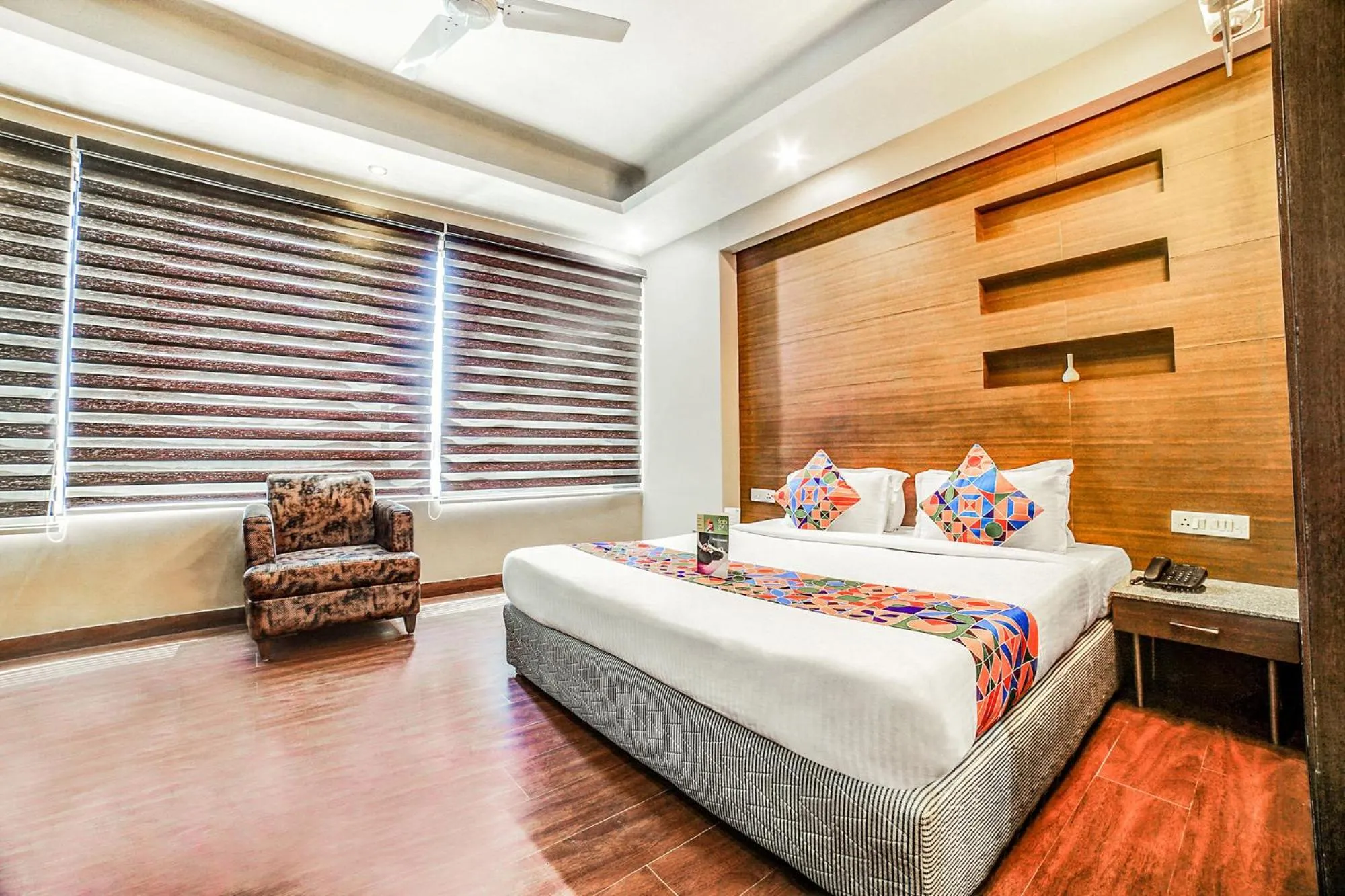 Bed in FabHotel Aqua