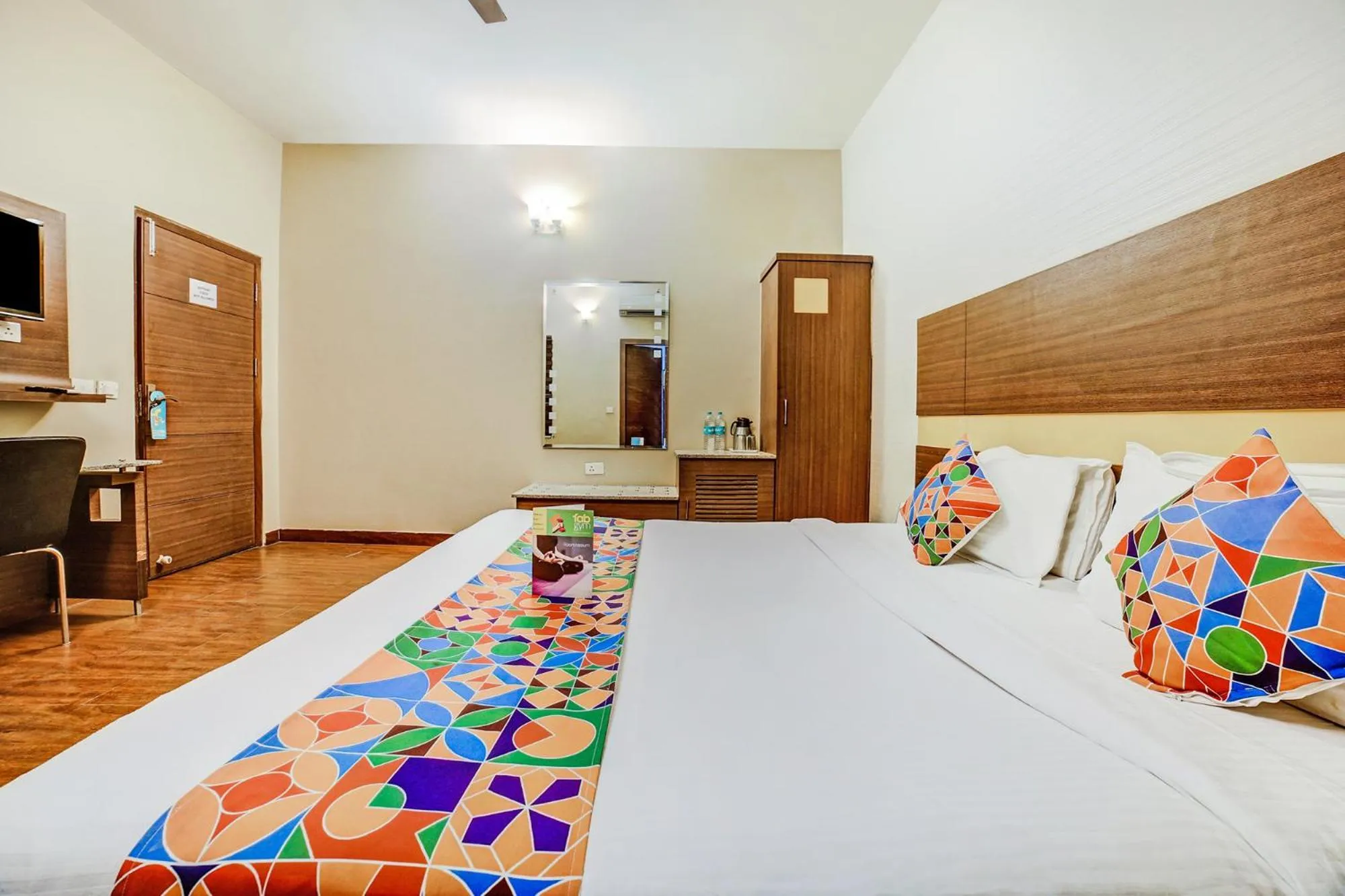 Bed in FabHotel Aqua