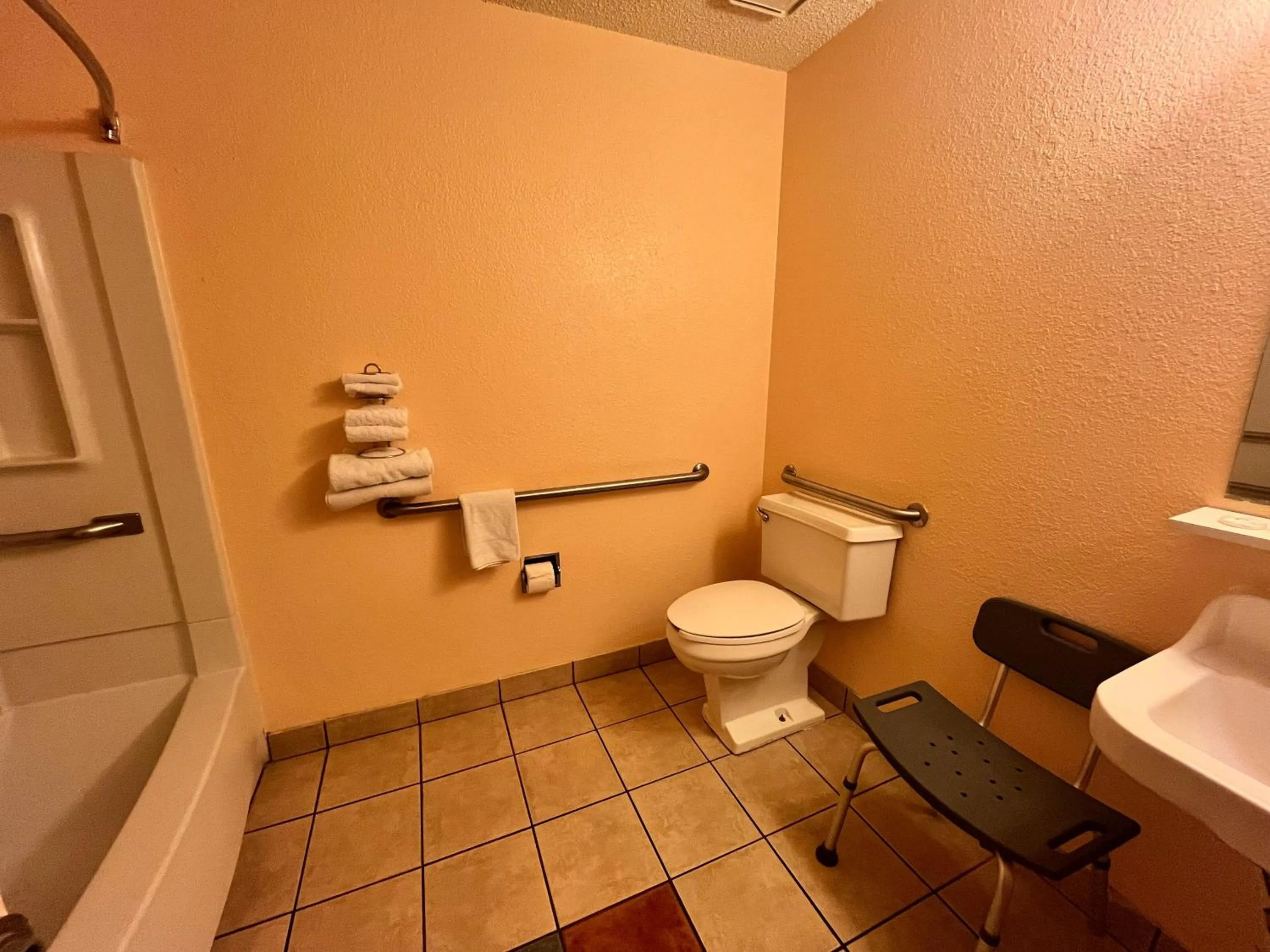 Bathroom in Motel 6 Deming, NM