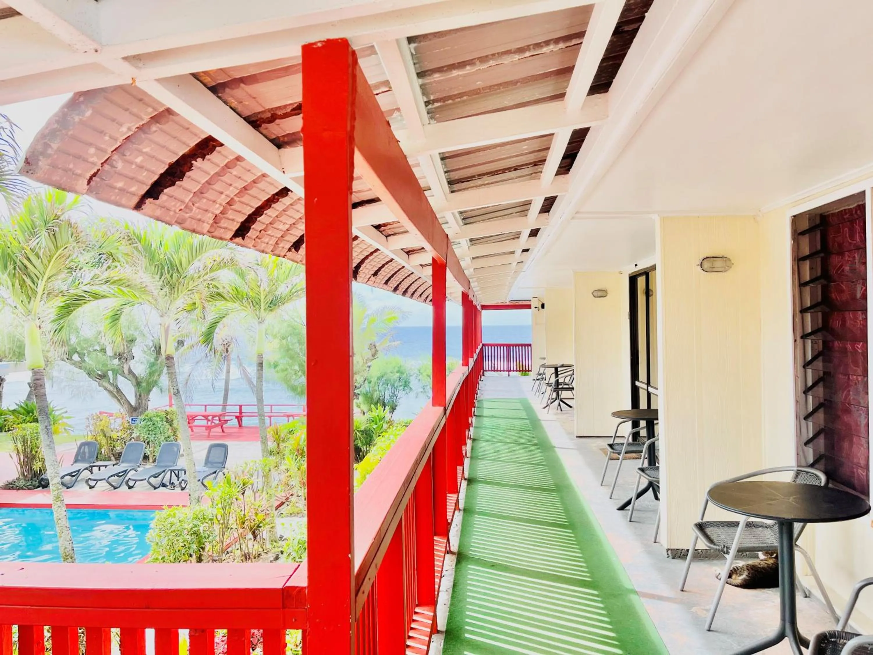 Patio in Kiikii Inn & Suites