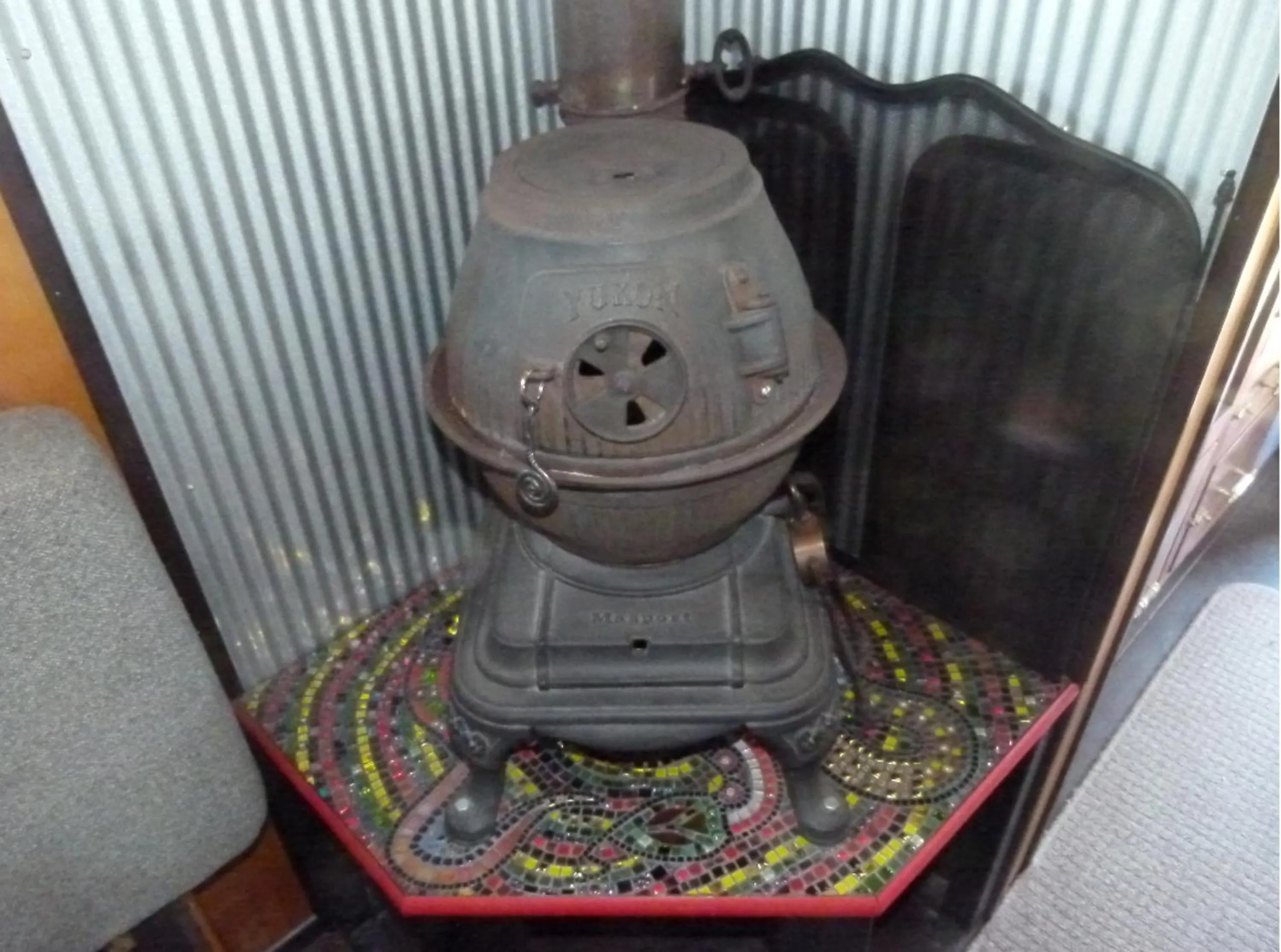 Living room in Wacky Stays - unique farm-stay glamping rentals, FREE animal feeding tours